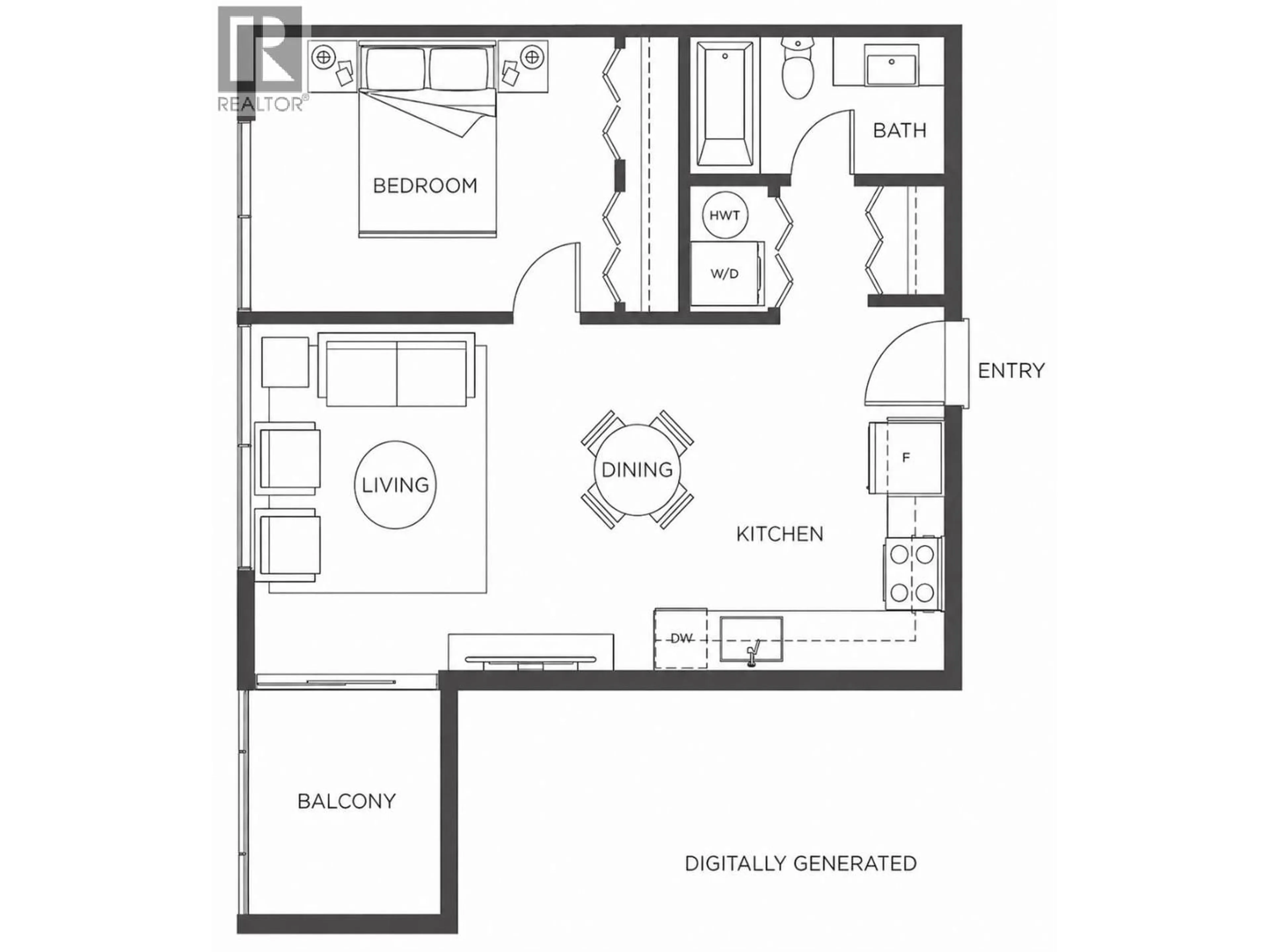 Floor plan for 402 - 37881 CLEVELAND AVENUE, Squamish British Columbia V8B0Z7
