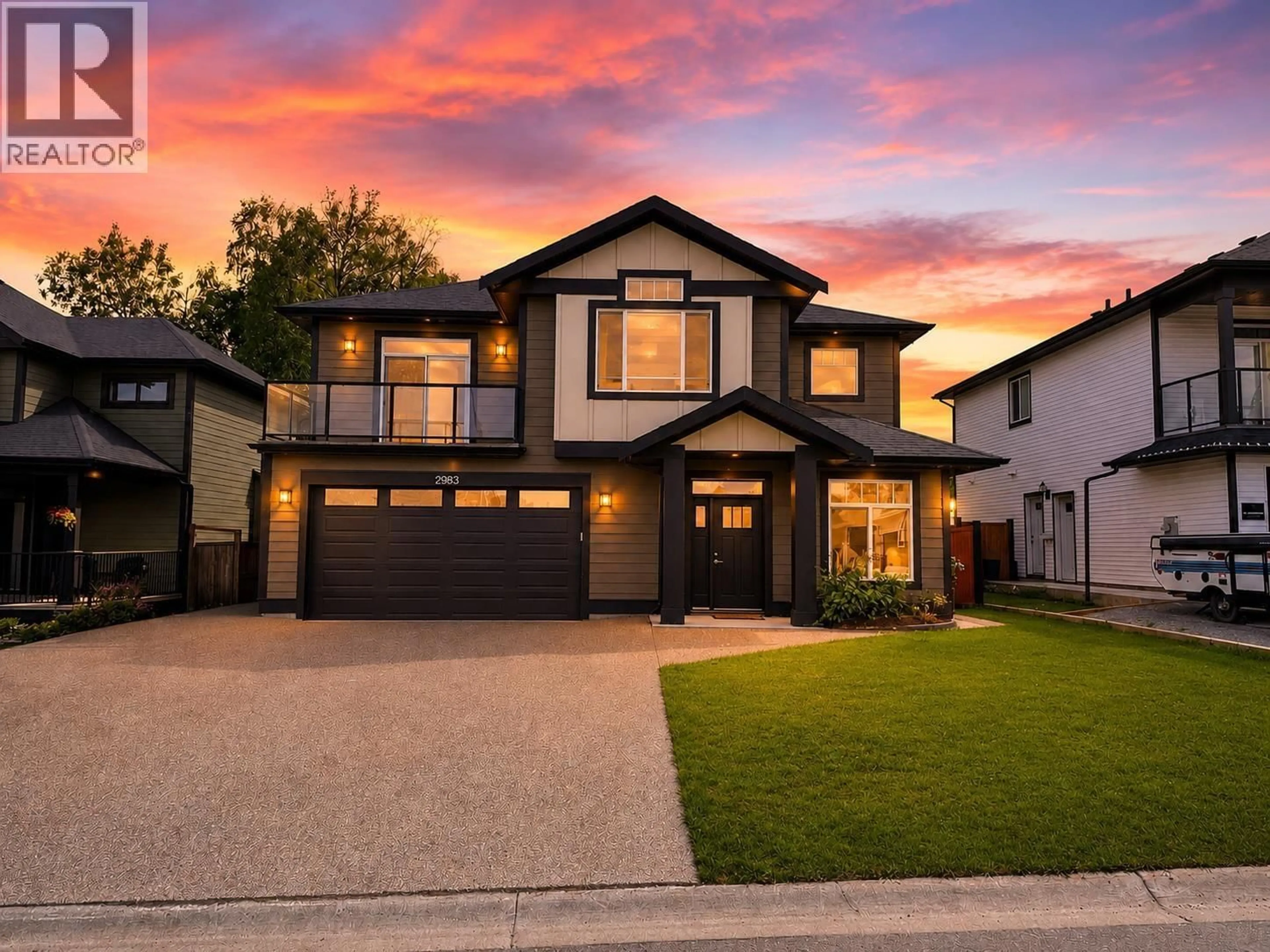 Home with brick exterior material, street for 2983 ELLINGTON AVENUE, Prince George British Columbia V2N0G4