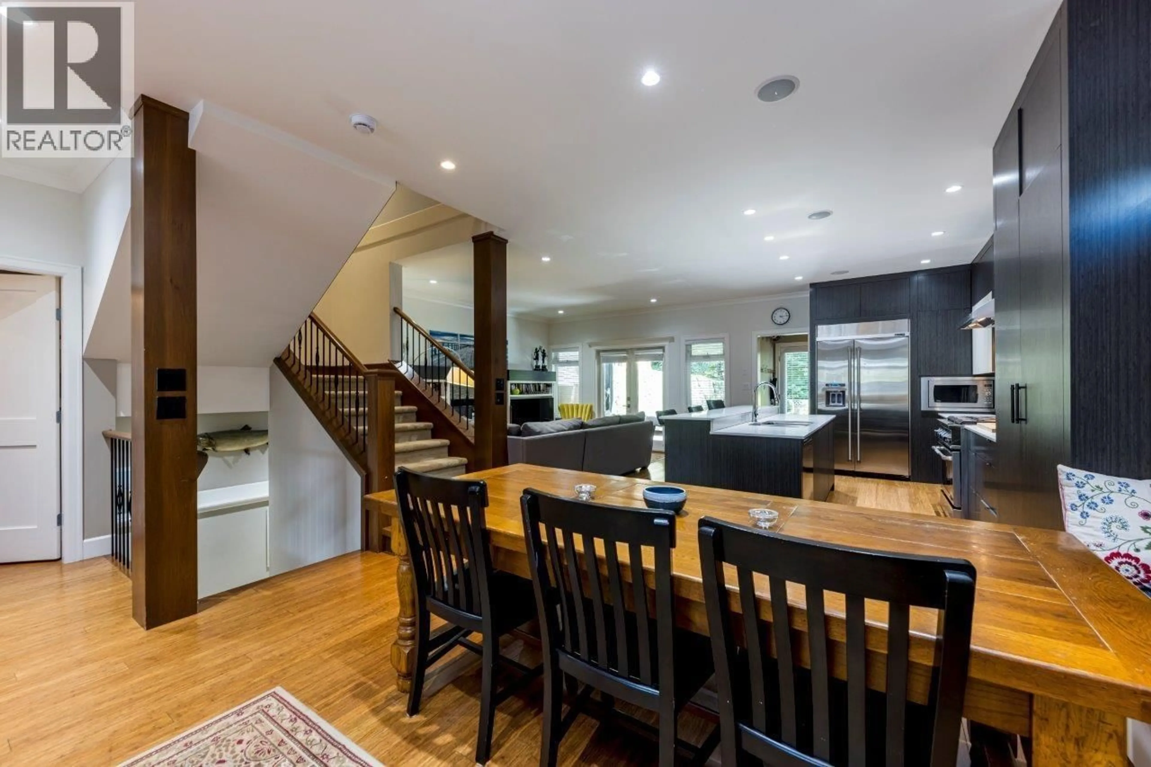 Open concept kitchen, wood/laminate floor for 1426 DRAYCOTT ROAD, North Vancouver British Columbia V7J1W2