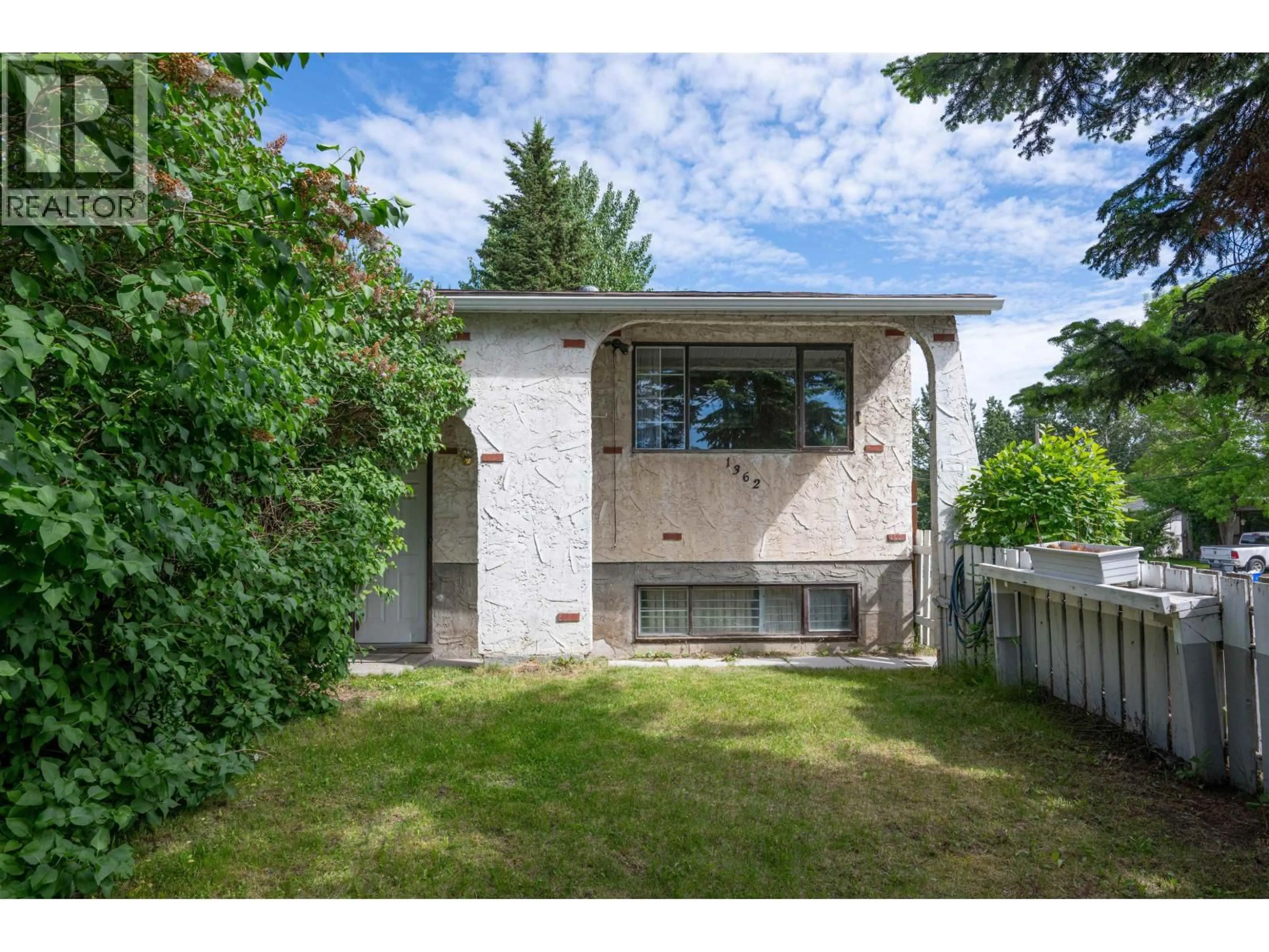 A pic from outside/outdoor area/front of a property/back of a property/a pic from drone, street for 1362 PEARSON AVENUE, Prince George British Columbia V2L5B9