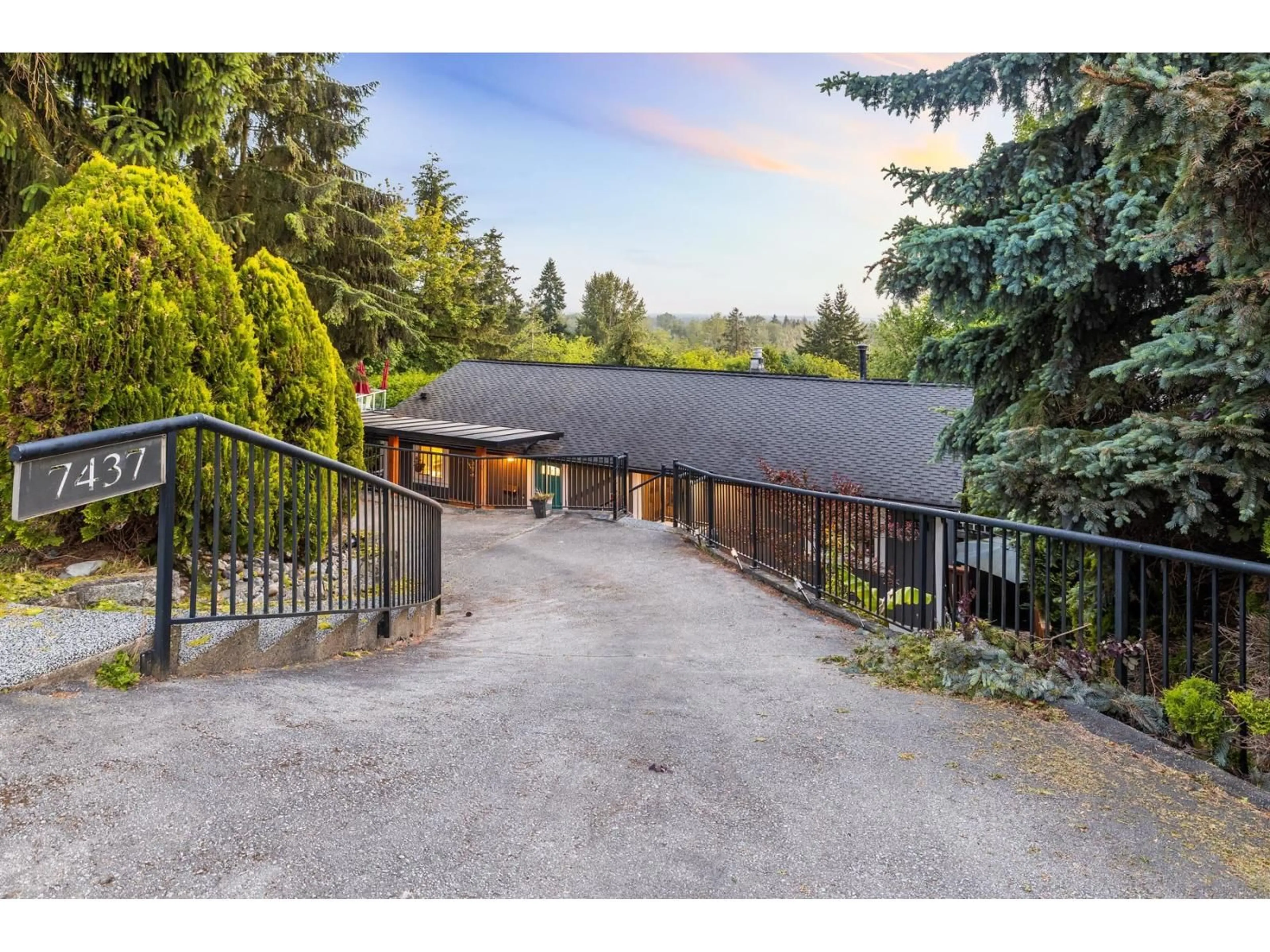 A pic from outside/outdoor area/front of a property/back of a property/a pic from drone, mountain view for 7437 GARFIELD DRIVE, Delta British Columbia V4C6X9
