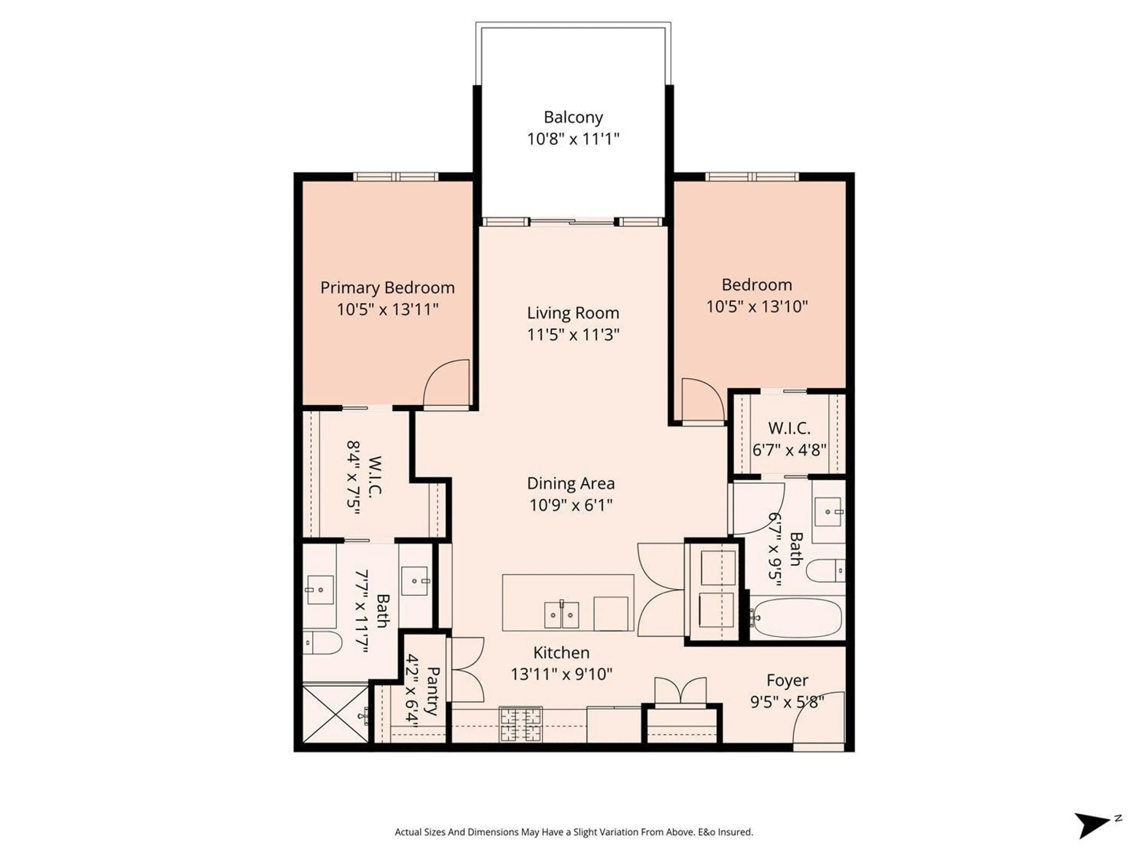 Floor plan for 301 - 2555 WARE STREET, Abbotsford British Columbia V2S0J4