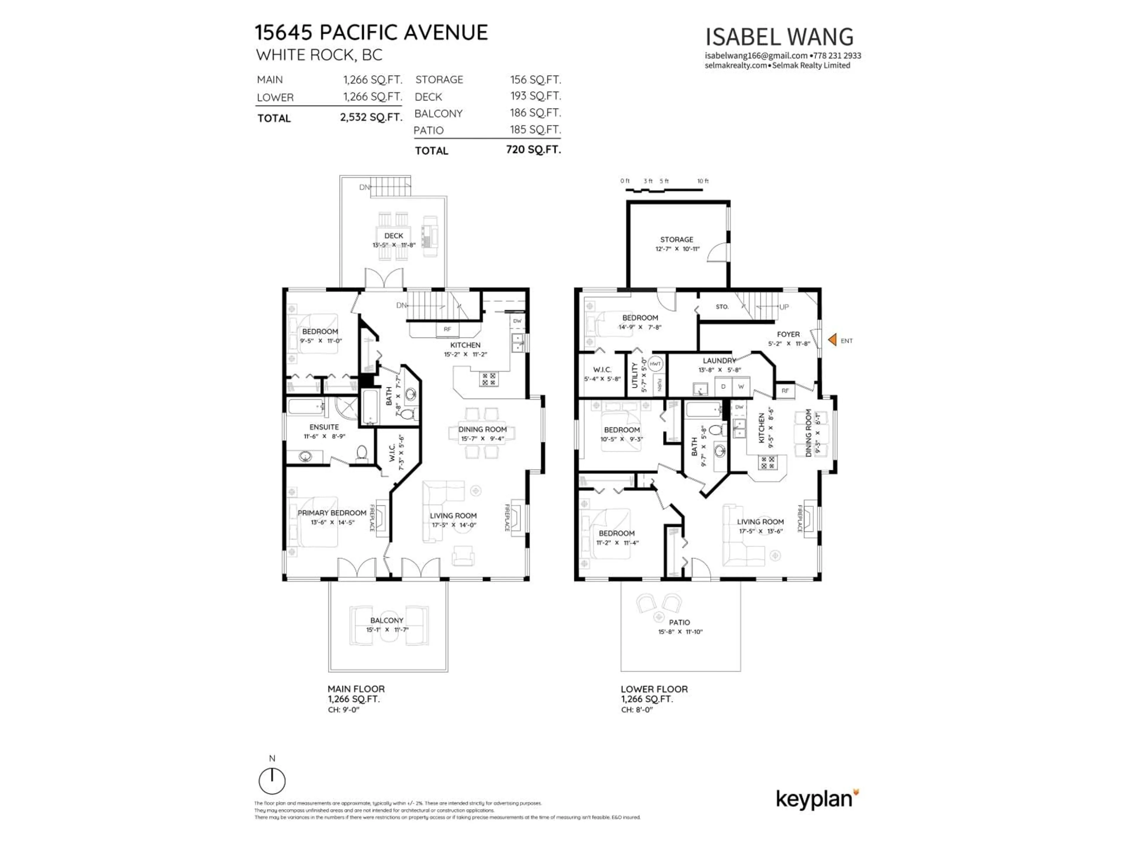 Floor plan for 15645 PACIFIC AVENUE, White Rock British Columbia V4B1S1