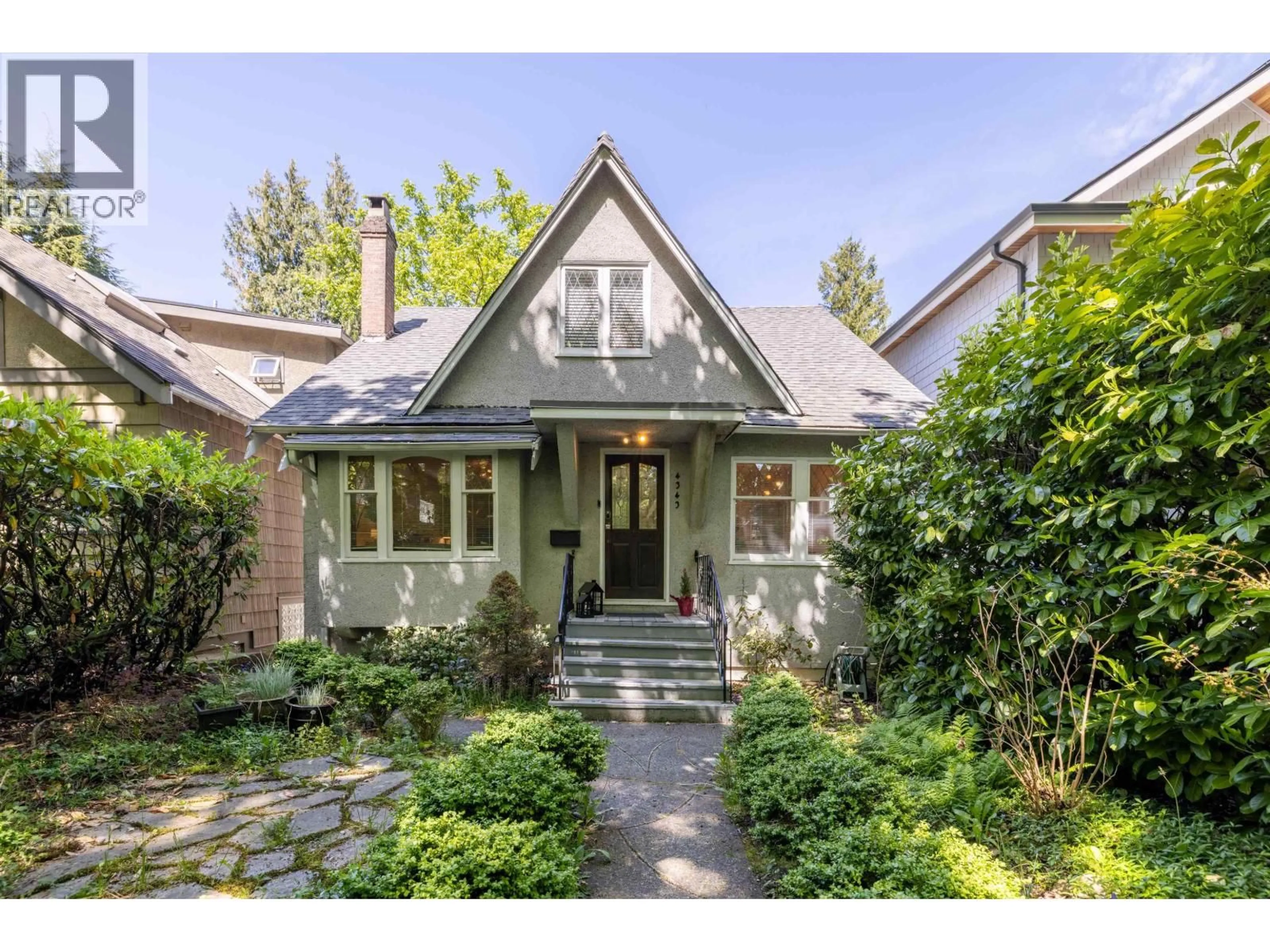 Home with brick exterior material, street for 4343 11TH AVENUE, Vancouver British Columbia V6R2L9