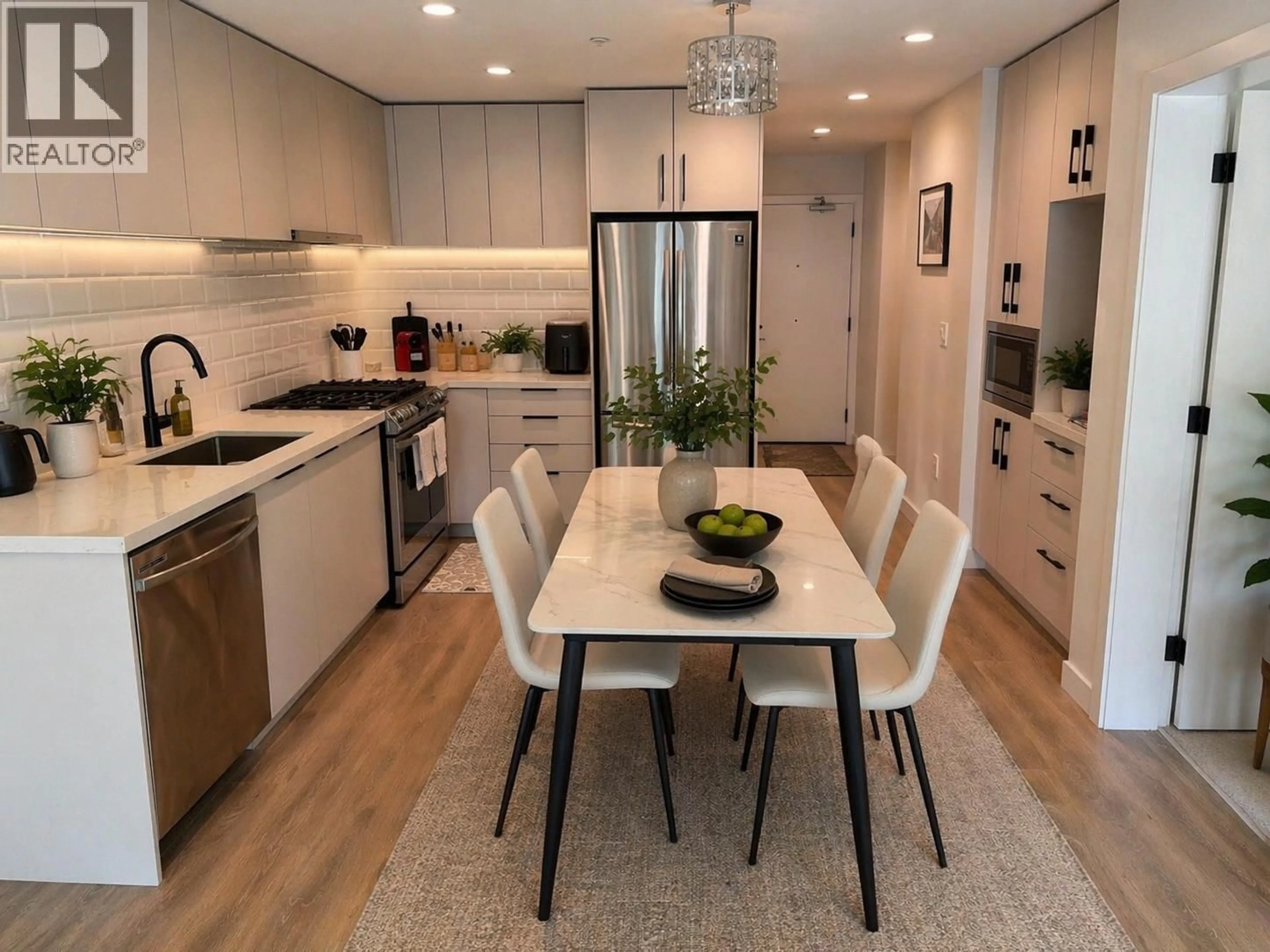Contemporary kitchen, unknown for 310 - 3018 ST GEORGE STREET, Port Moody British Columbia V3H2H7
