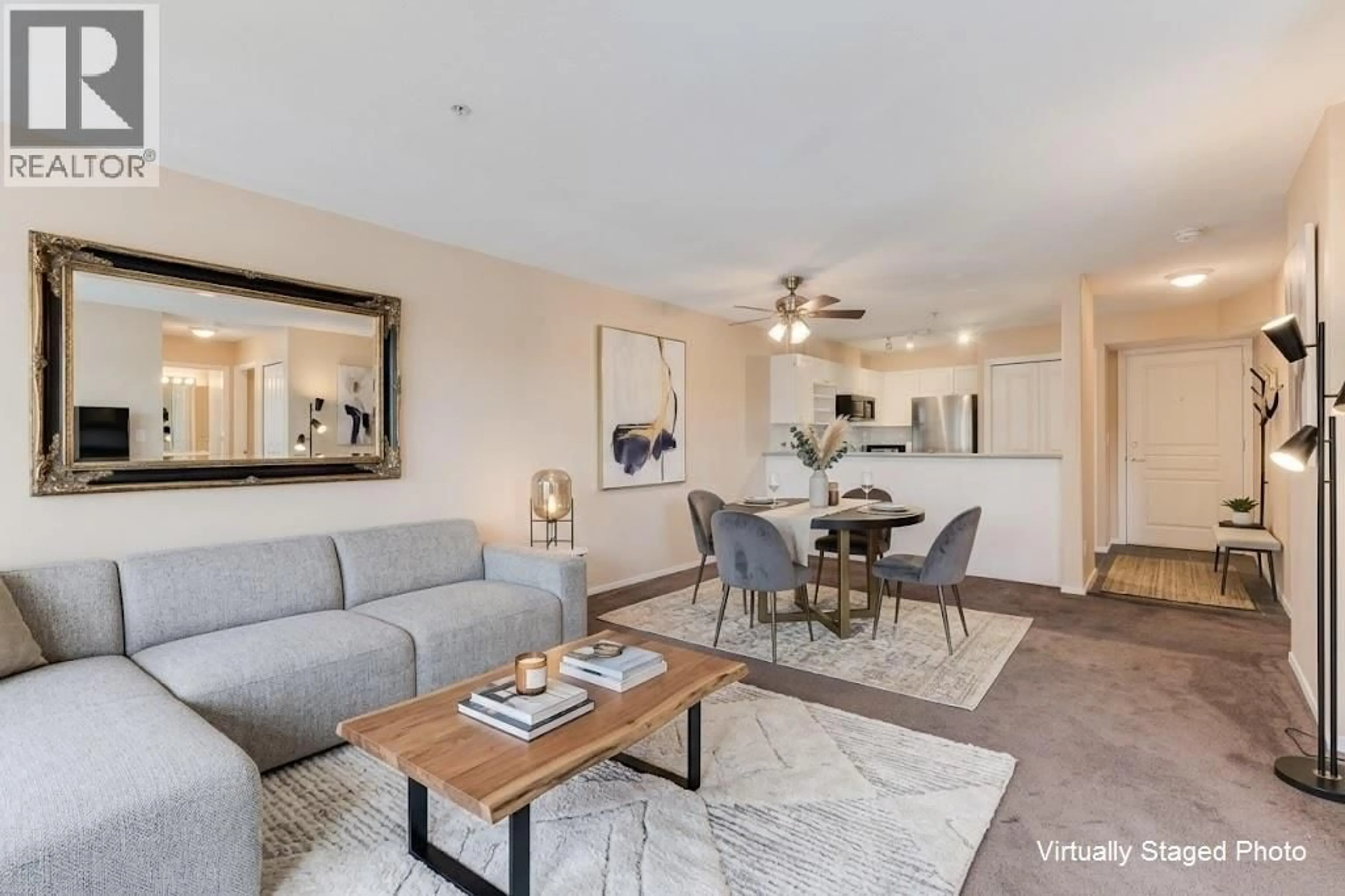 Living room with furniture, unknown for 401 - 214 ELEVENTH STREET, New Westminster British Columbia V3M4C9