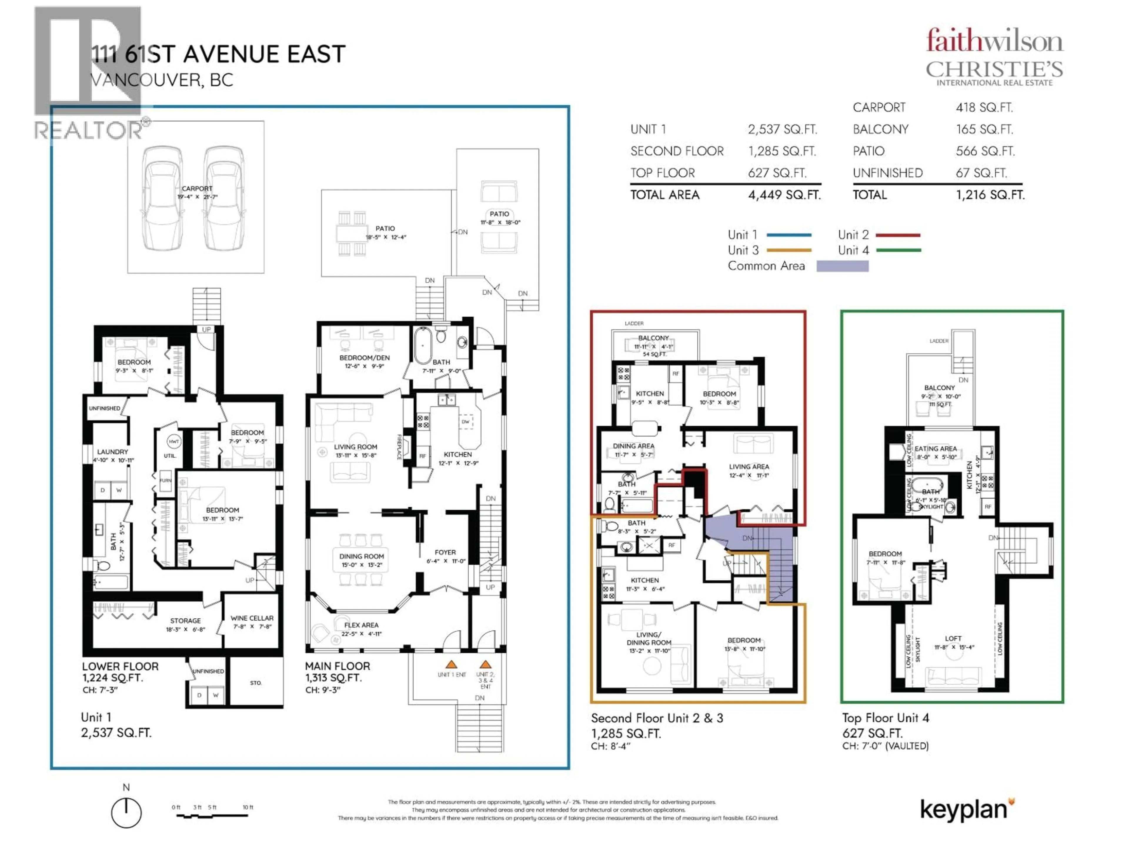 Floor plan for 111 61ST AVENUE, Vancouver British Columbia V5X2B3