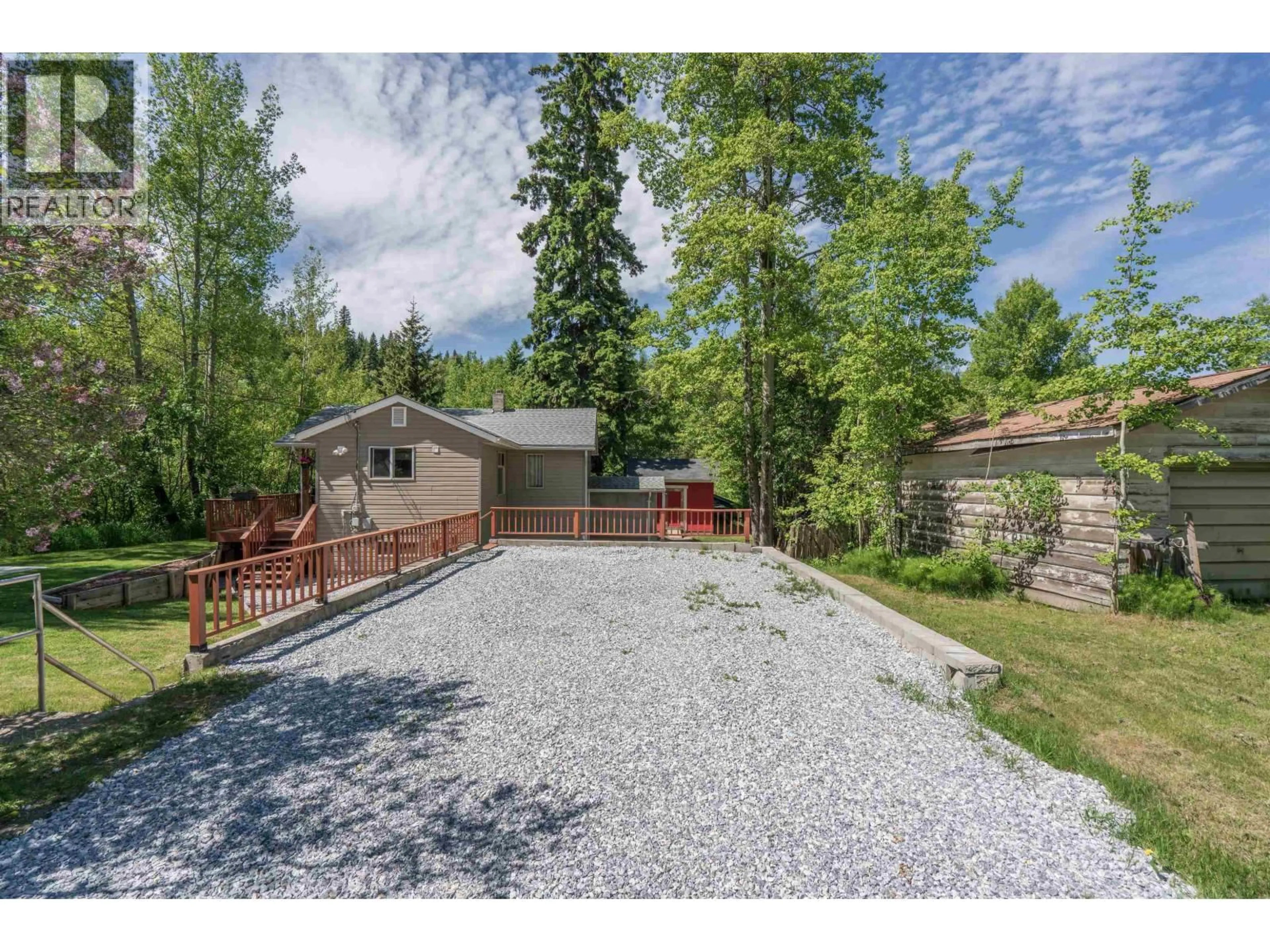 A pic from outside/outdoor area/front of a property/back of a property/a pic from drone, mountain view for 2963 MEYER ROAD, Prince George British Columbia V2K1M2