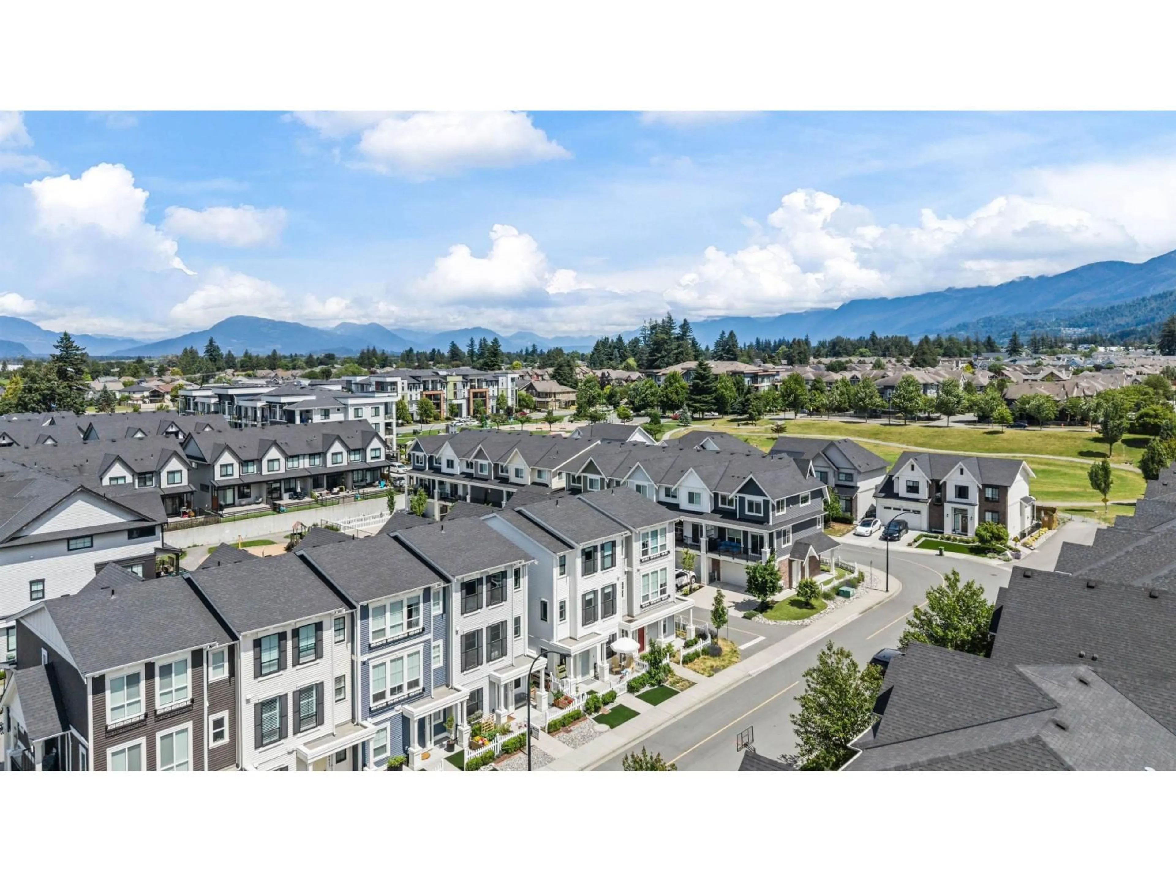 A pic from outside/outdoor area/front of a property/back of a property/a pic from drone, mountain view for 44465 FRESHWATER DRIVE, Chilliwack British Columbia V2R6A3