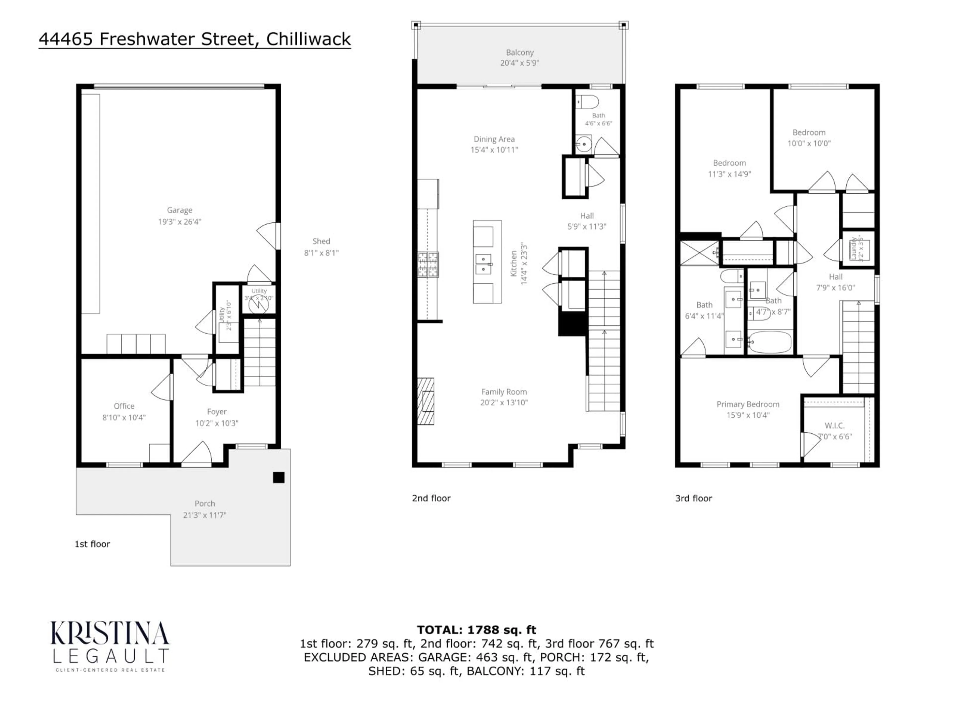 Floor plan for 44465 FRESHWATER DRIVE, Chilliwack British Columbia V2R6A3
