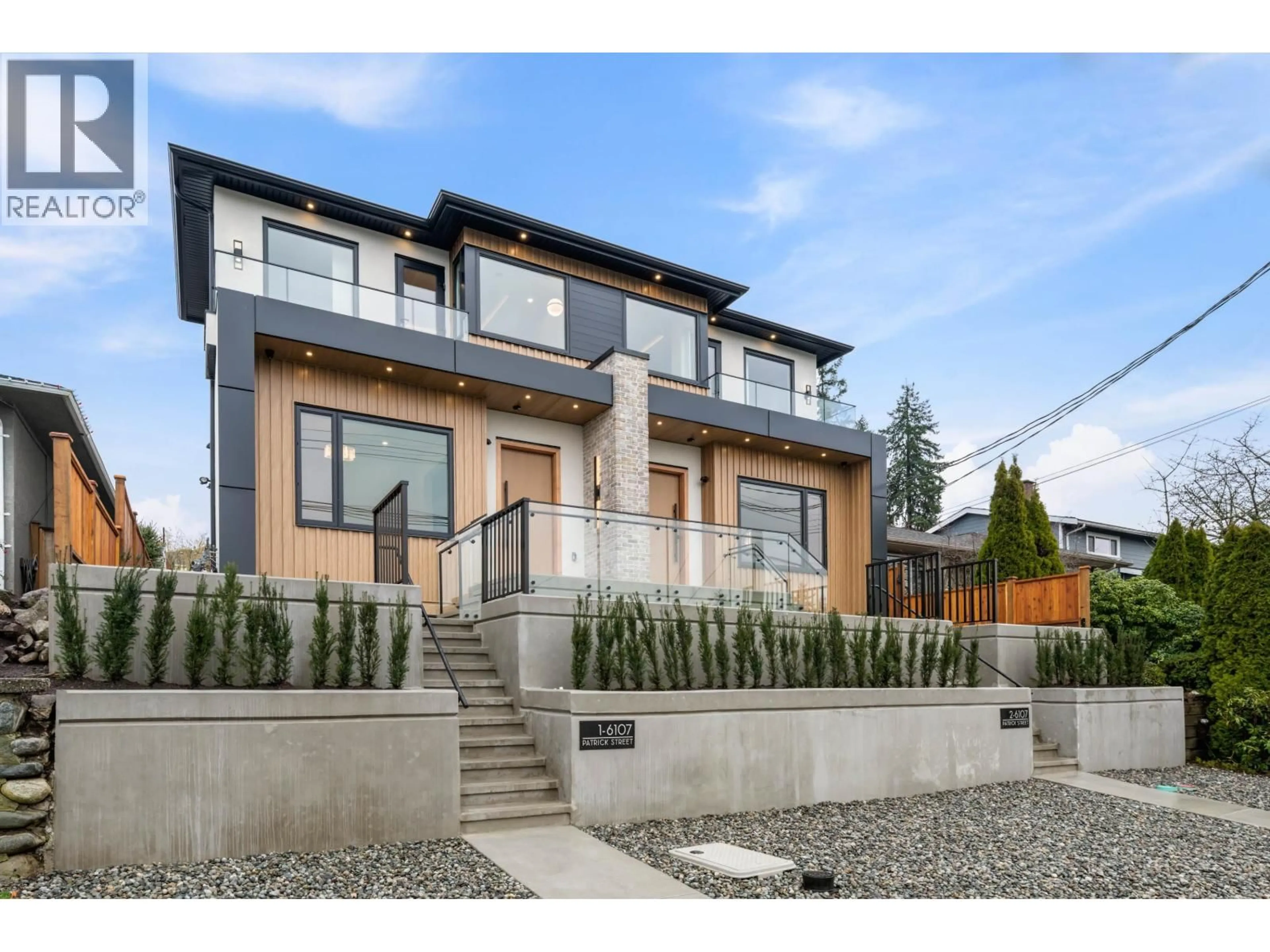 Home with brick exterior material, street for 1 - 6107 PATRICK STREET, Burnaby British Columbia V5J3B8