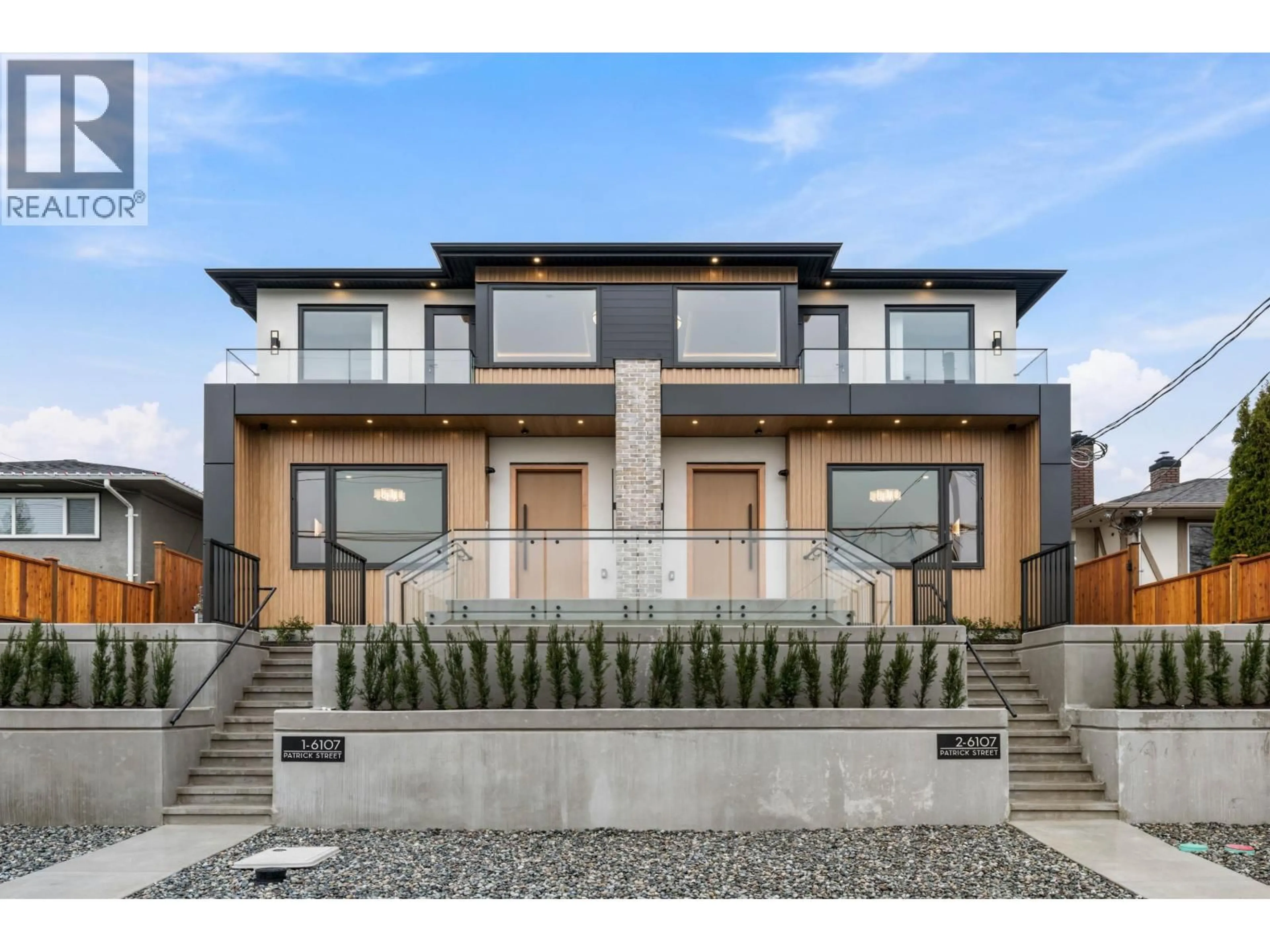 Home with brick exterior material, street for 1 - 6107 PATRICK STREET, Burnaby British Columbia V5J3B8