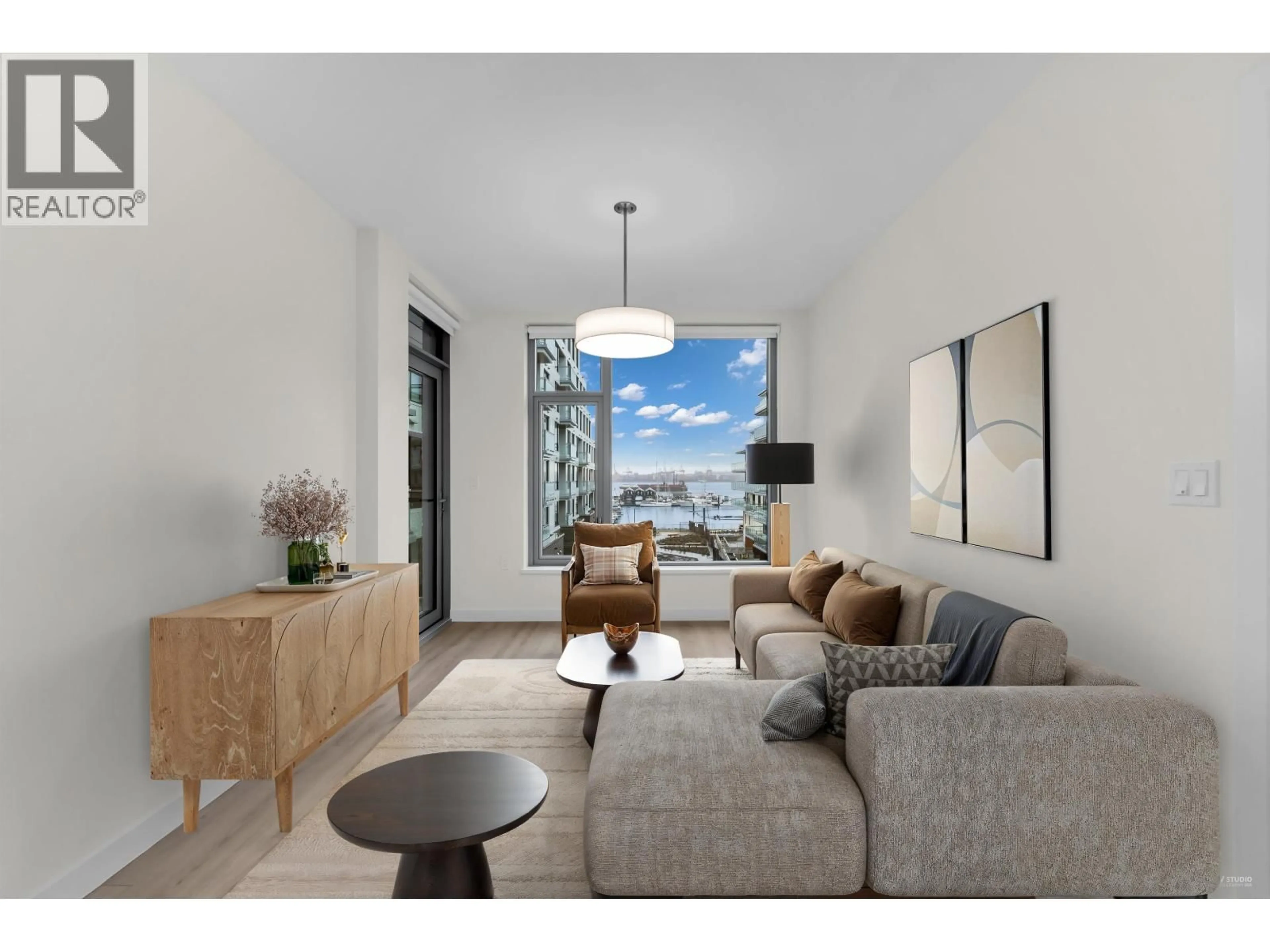 Living room with furniture, unknown for 401 - 755 HARBOURSIDE DRIVE, North Vancouver British Columbia V7P0G1
