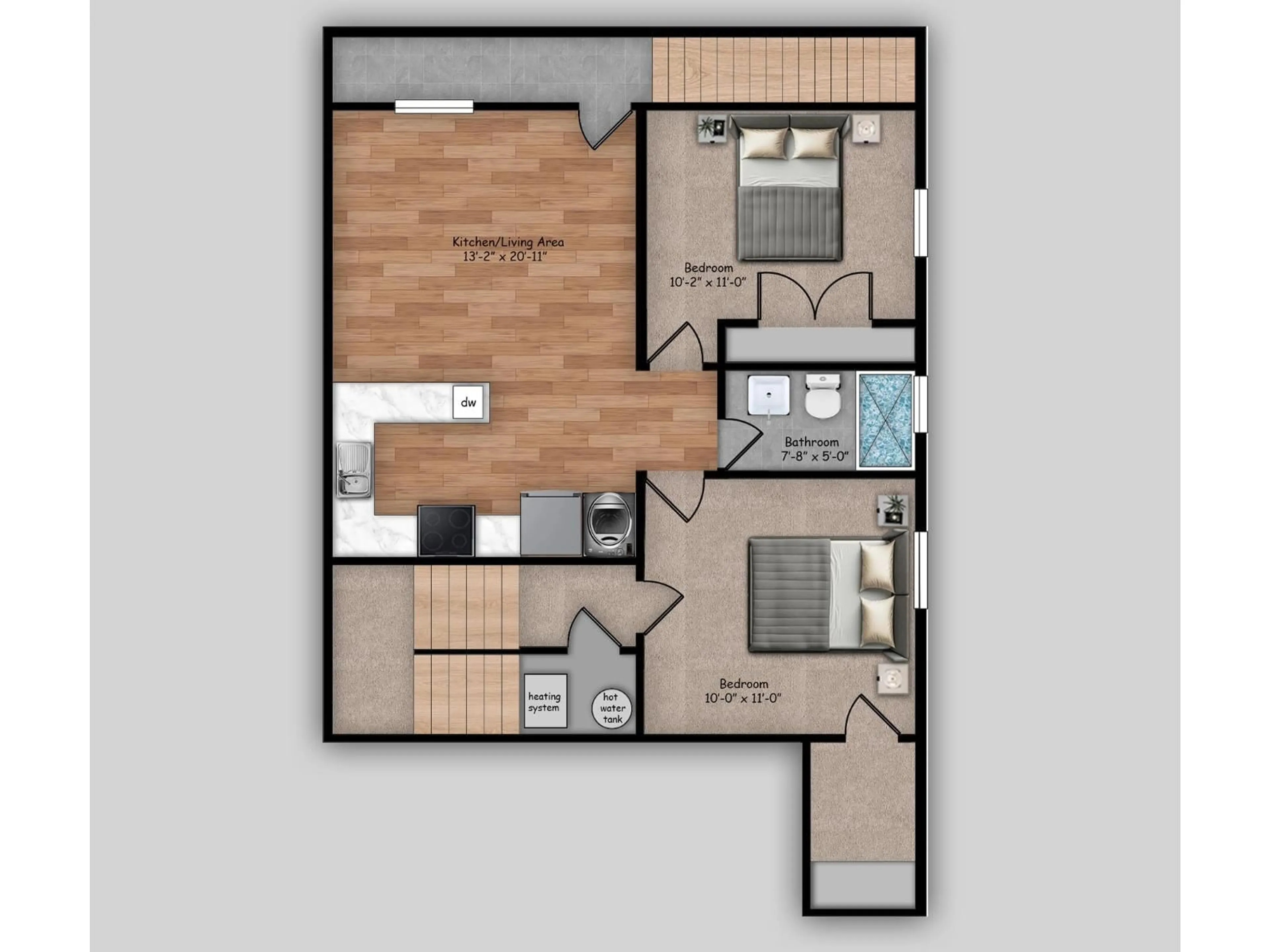 Floor plan for 2 - 10345 SHEAVES PLACE, Delta British Columbia V4C7R6