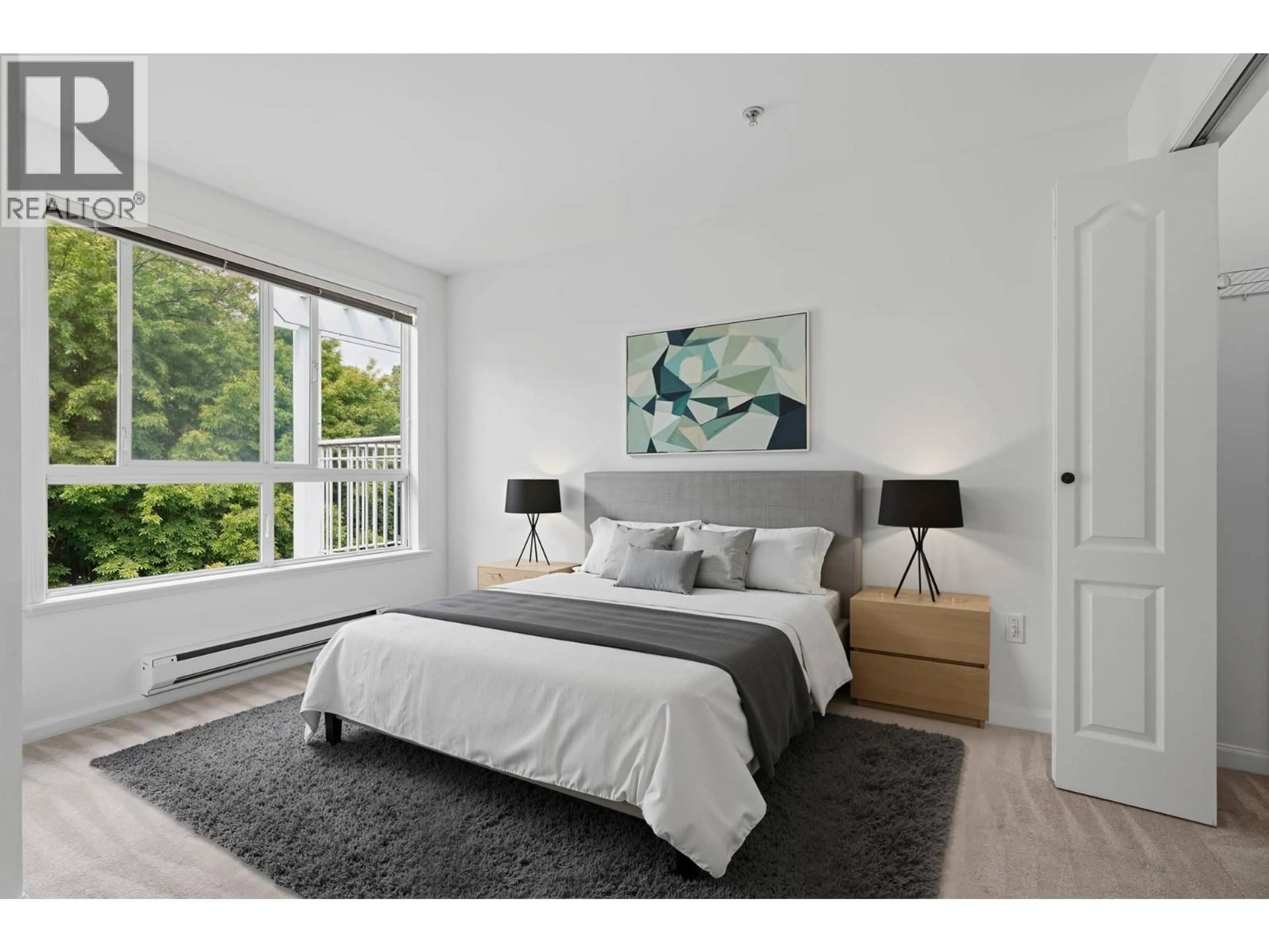 Bedroom with bed, unknown for 408 - 189 ONTARIO PLACE, Vancouver British Columbia V5W4C6