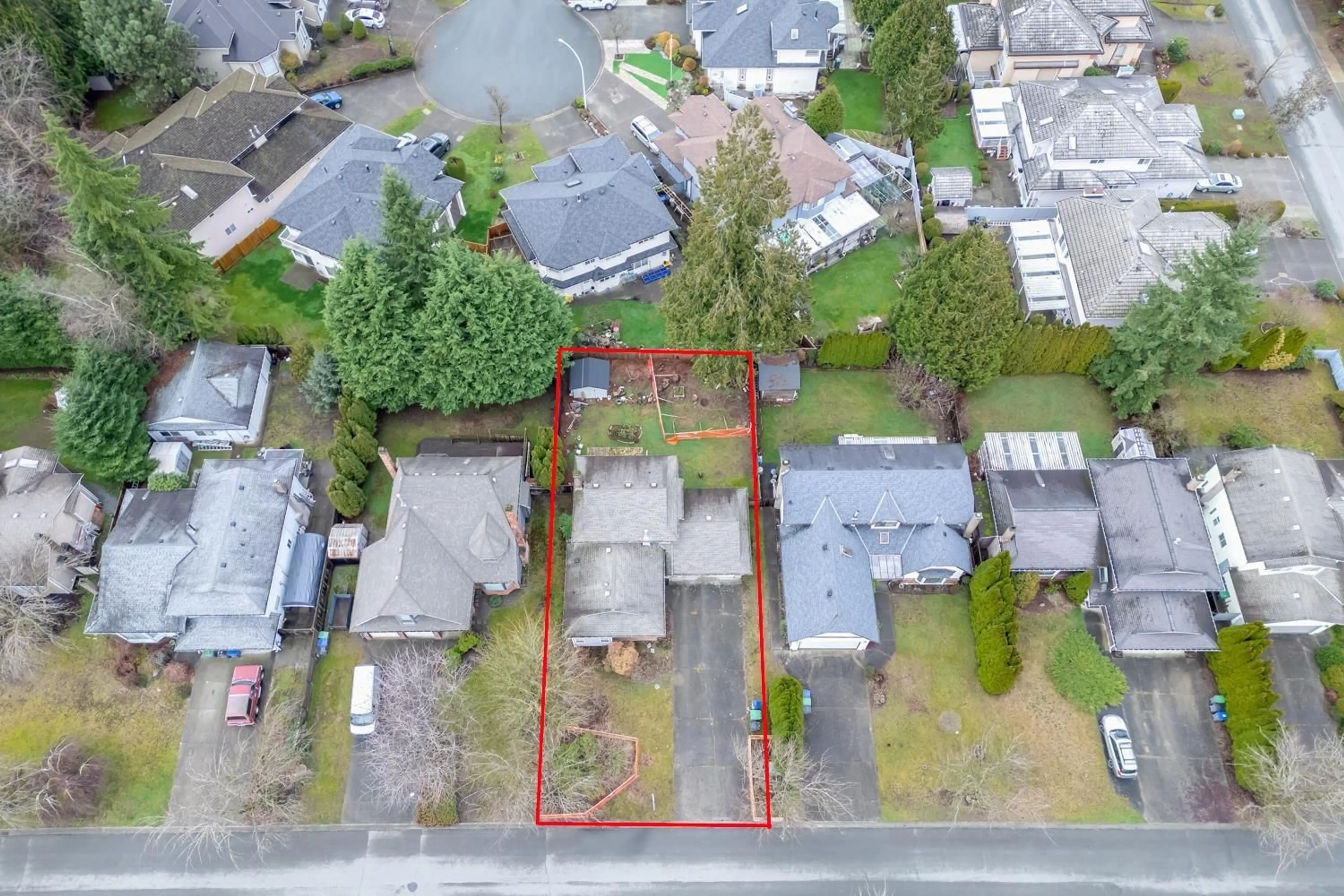 A pic from outside/outdoor area/front of a property/back of a property/a pic from drone, street for 15759 101 AVENUE, Surrey British Columbia V4N2S5