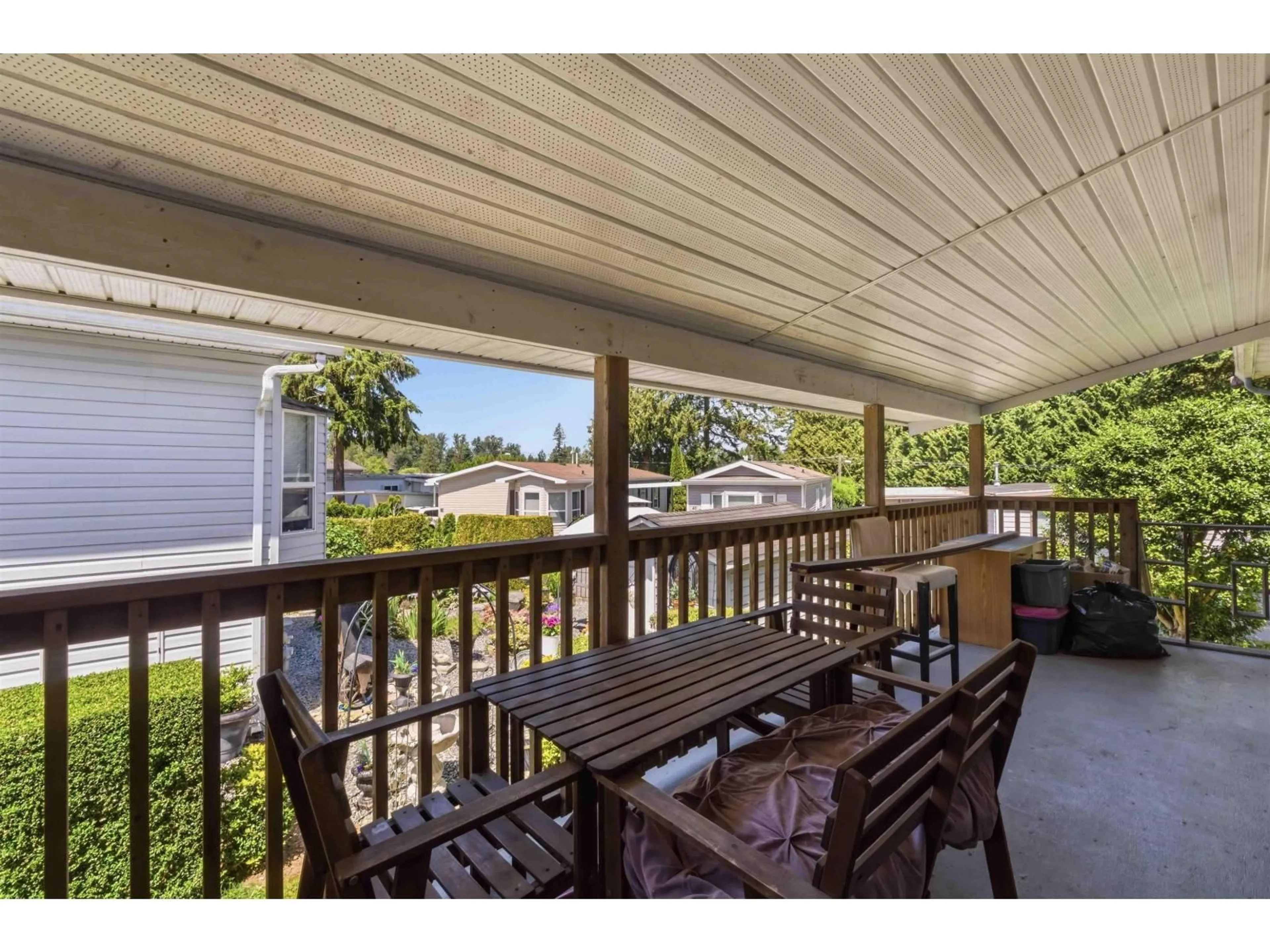 Patio, water/lake/river/ocean view for 63 - 24330 FRASER HIGHWAY, Langley British Columbia V2Z1N2