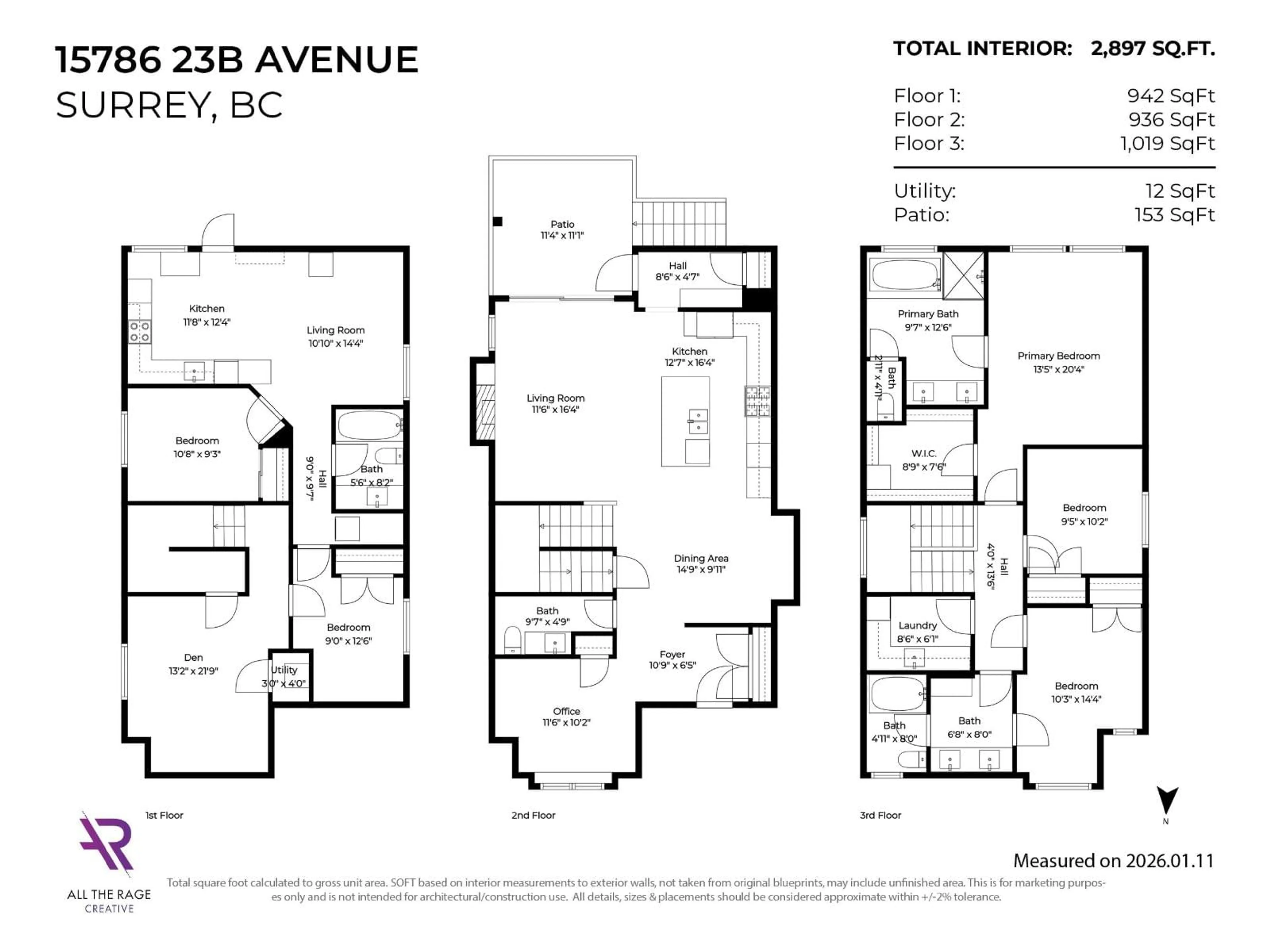 Floor plan for 15786 23B AVENUE, Surrey British Columbia V4A9Y4