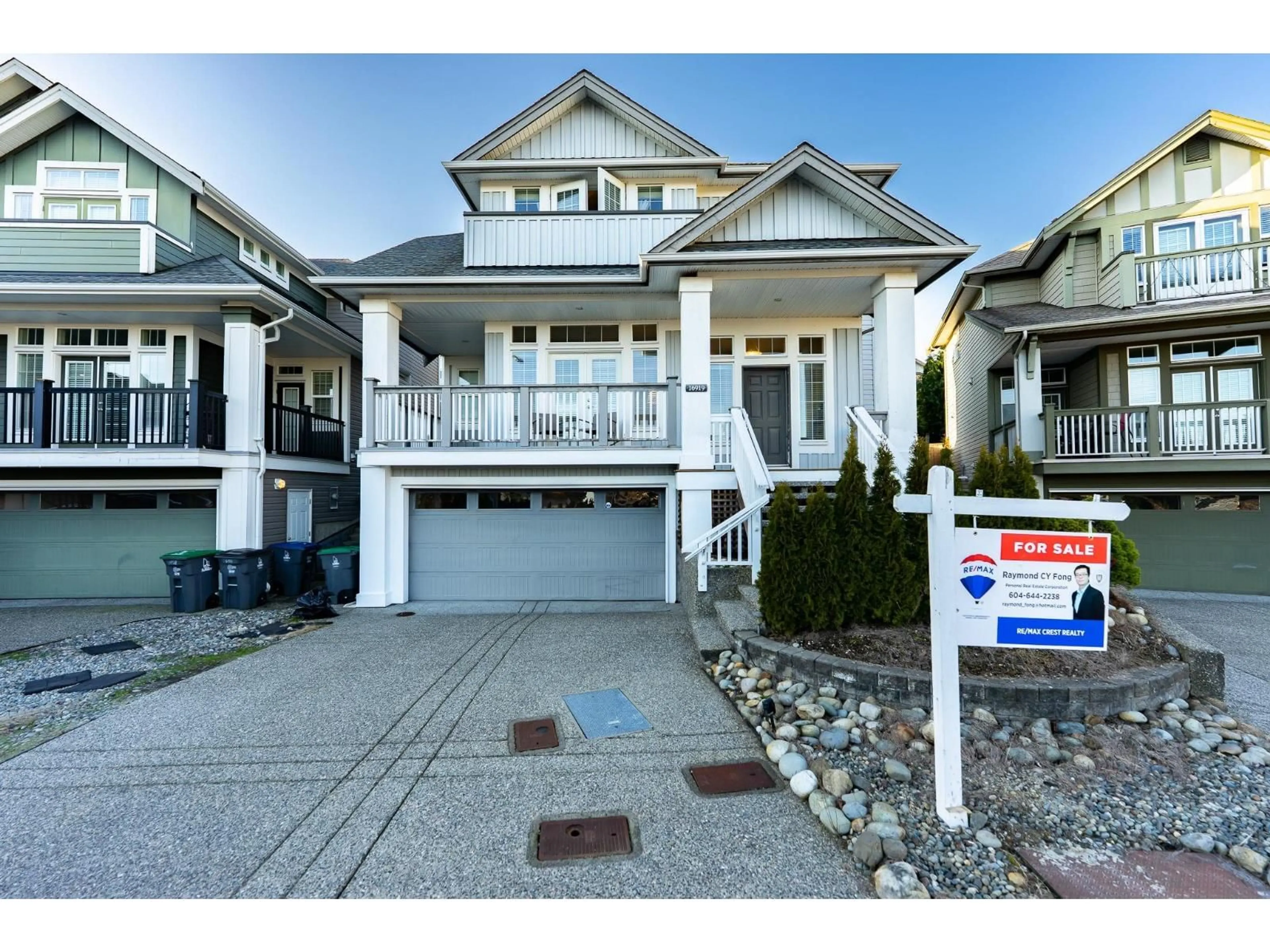 Home with vinyl exterior material, street for 16919 79 AVENUE, Surrey British Columbia V4N6L4