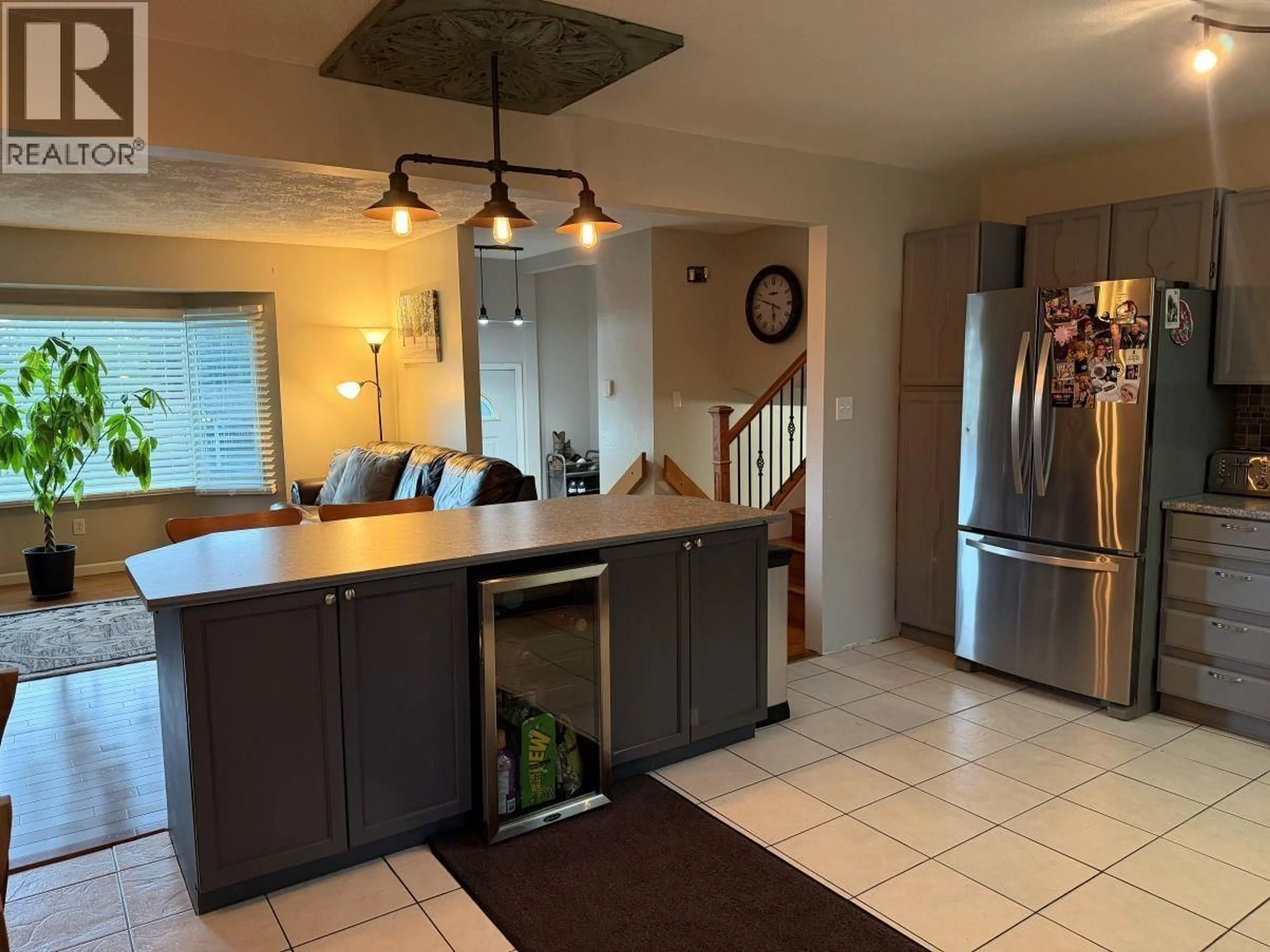Open concept kitchen, ceramic/tile floor for 9141 VIKING ROAD, Prince George British Columbia V2K5T7