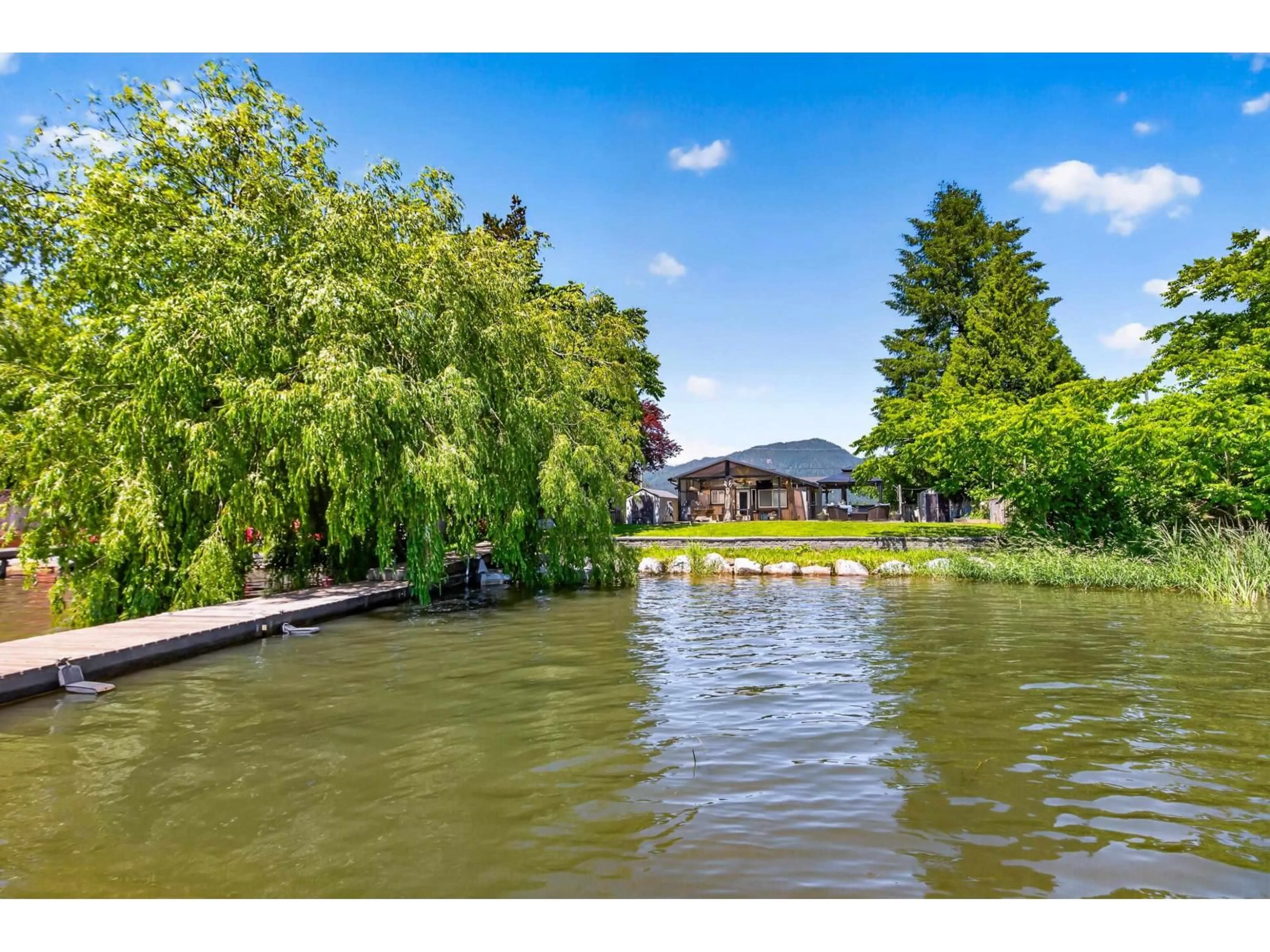 A pic from outside/outdoor area/front of a property/back of a property/a pic from drone, water/lake/river/ocean view for 35218 SWARD ROAD, Mission British Columbia V2V4J1
