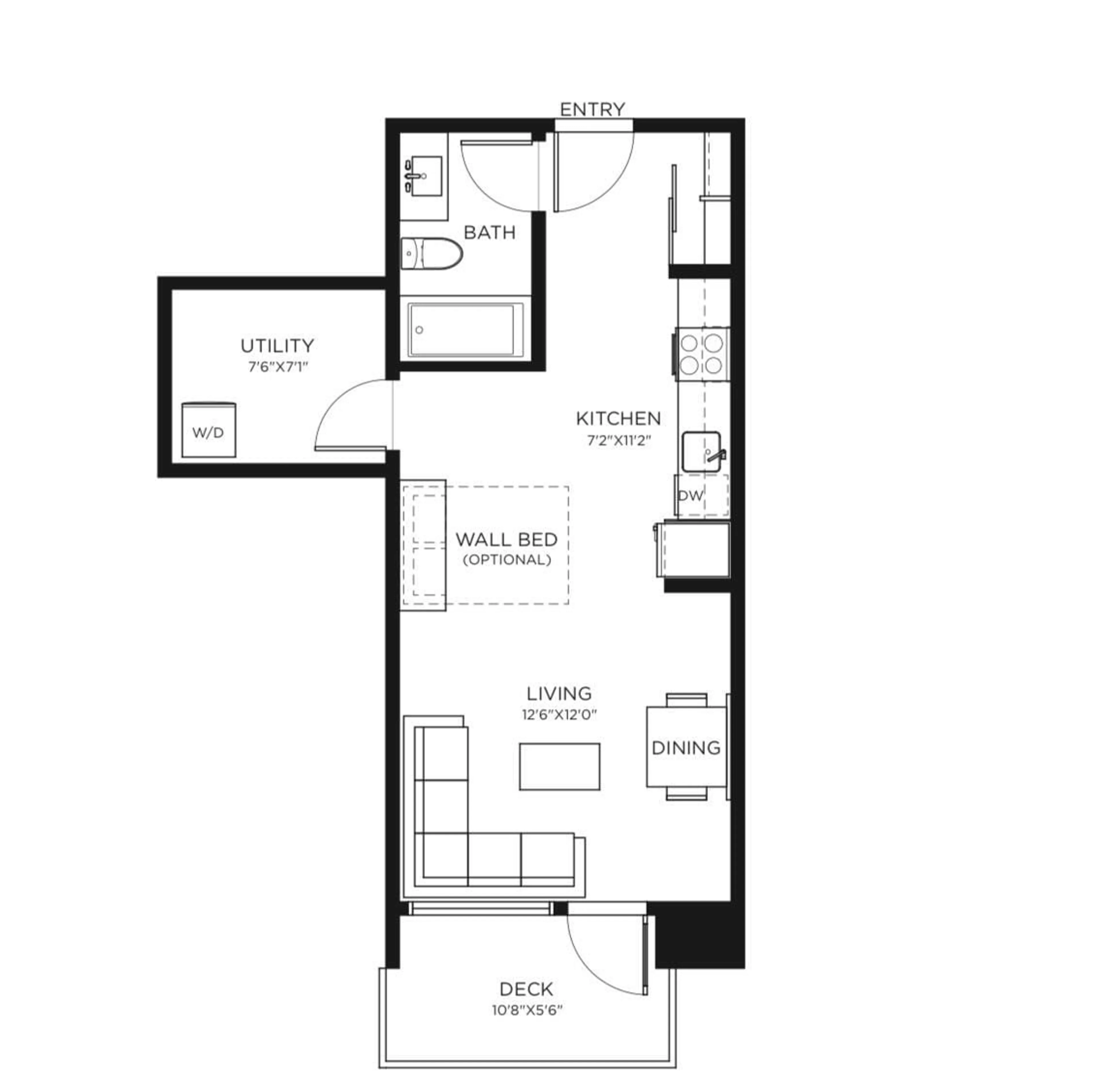 Floor plan for 514 - 6045 CHILLIWACK RIVER ROAD, Chilliwack British Columbia V2R6L5
