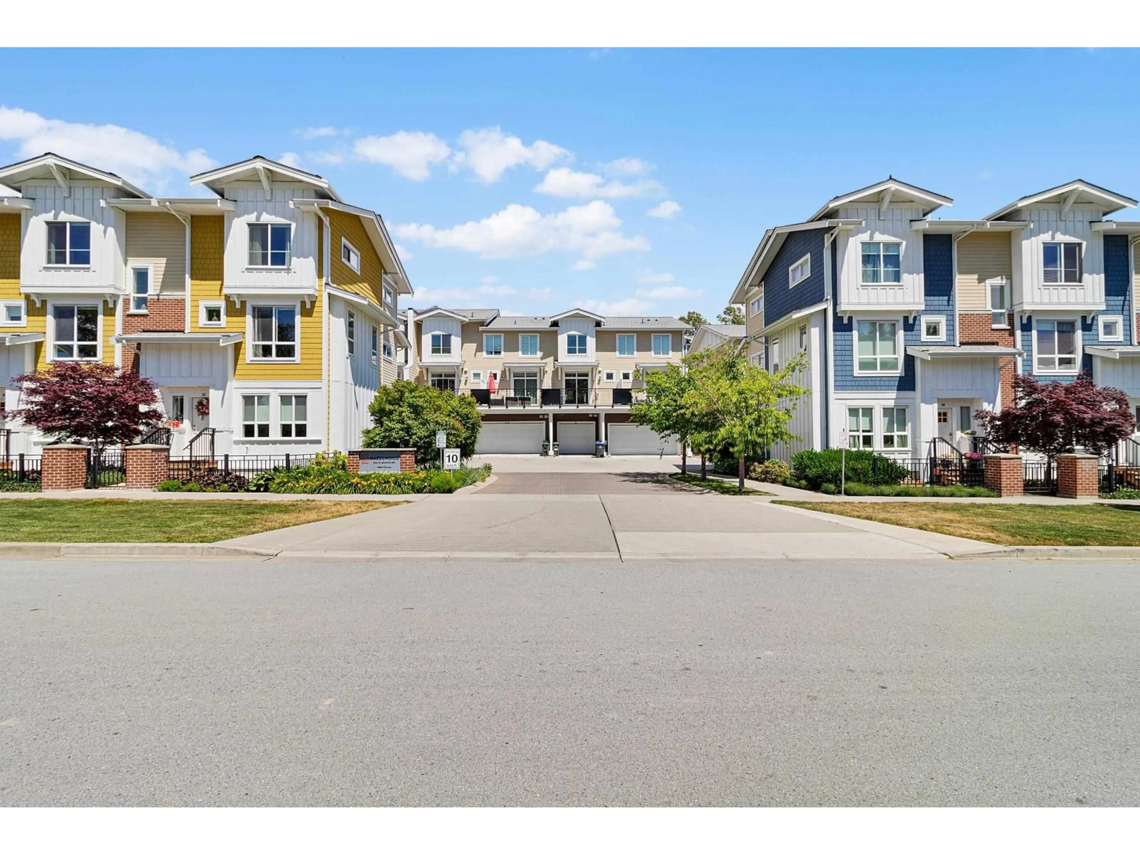 A pic from outside/outdoor area/front of a property/back of a property/a pic from drone, street for 45 - 16561 17A AVENUE, Surrey British Columbia V3Z1J3