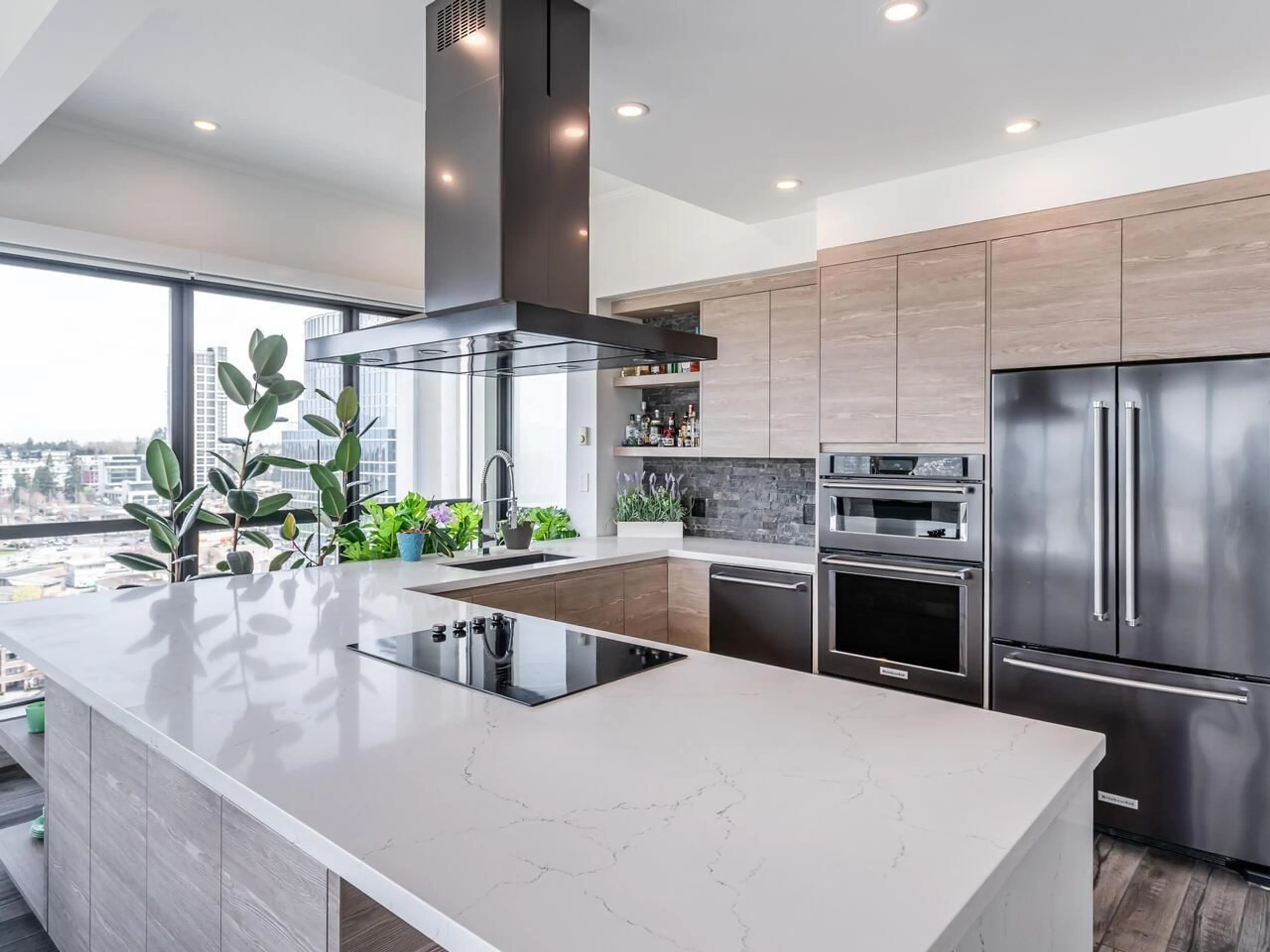 Contemporary kitchen, unknown for 2203 - 10899 UNIVERSITY DRIVE, Surrey British Columbia V3T5V2