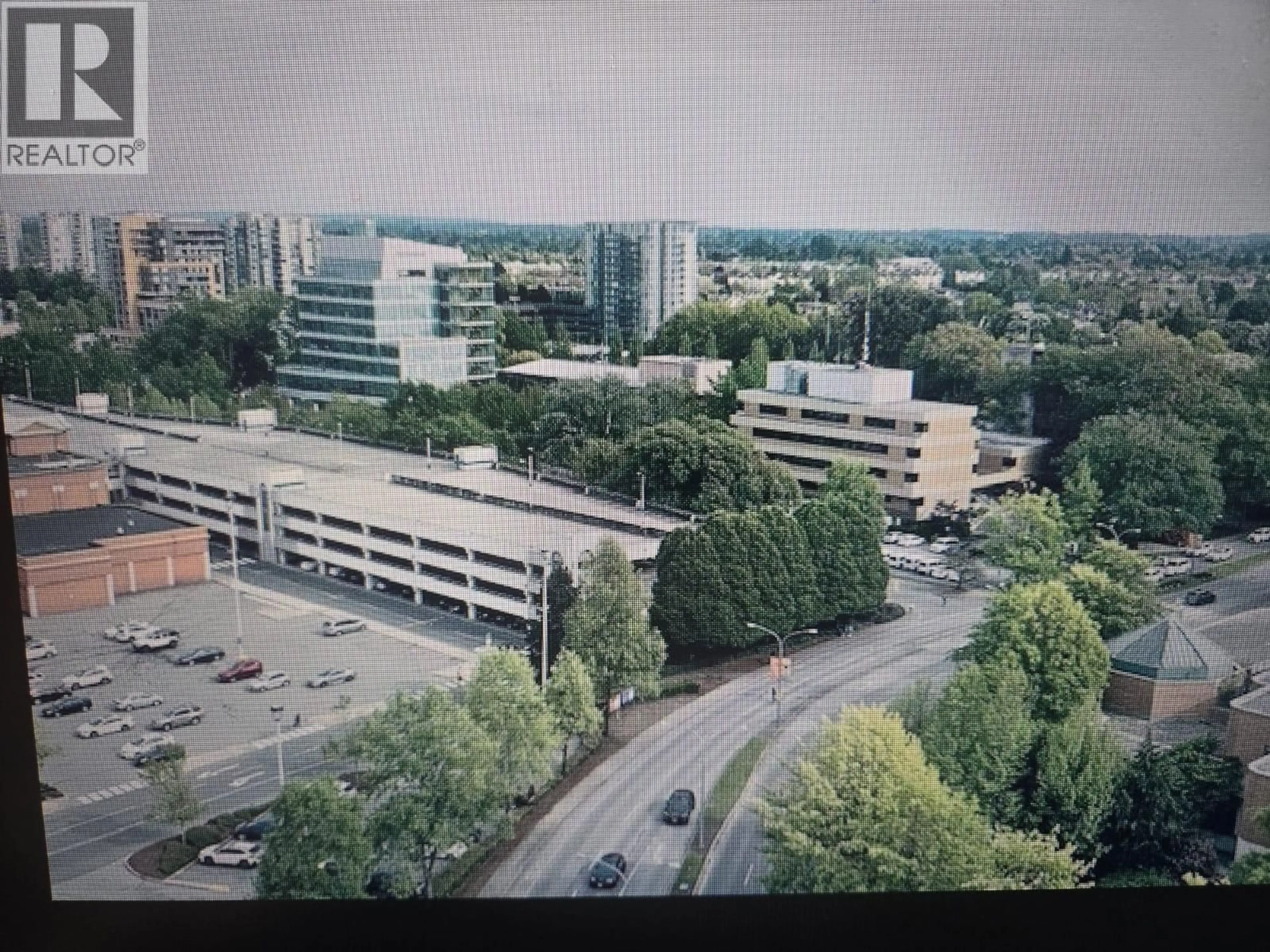 A pic from outside/outdoor area/front of a property/back of a property/a pic from drone, city buildings view from balcony for 1306 - 6651 MINORU BOULEVARD, Richmond British Columbia V6Y1Z2