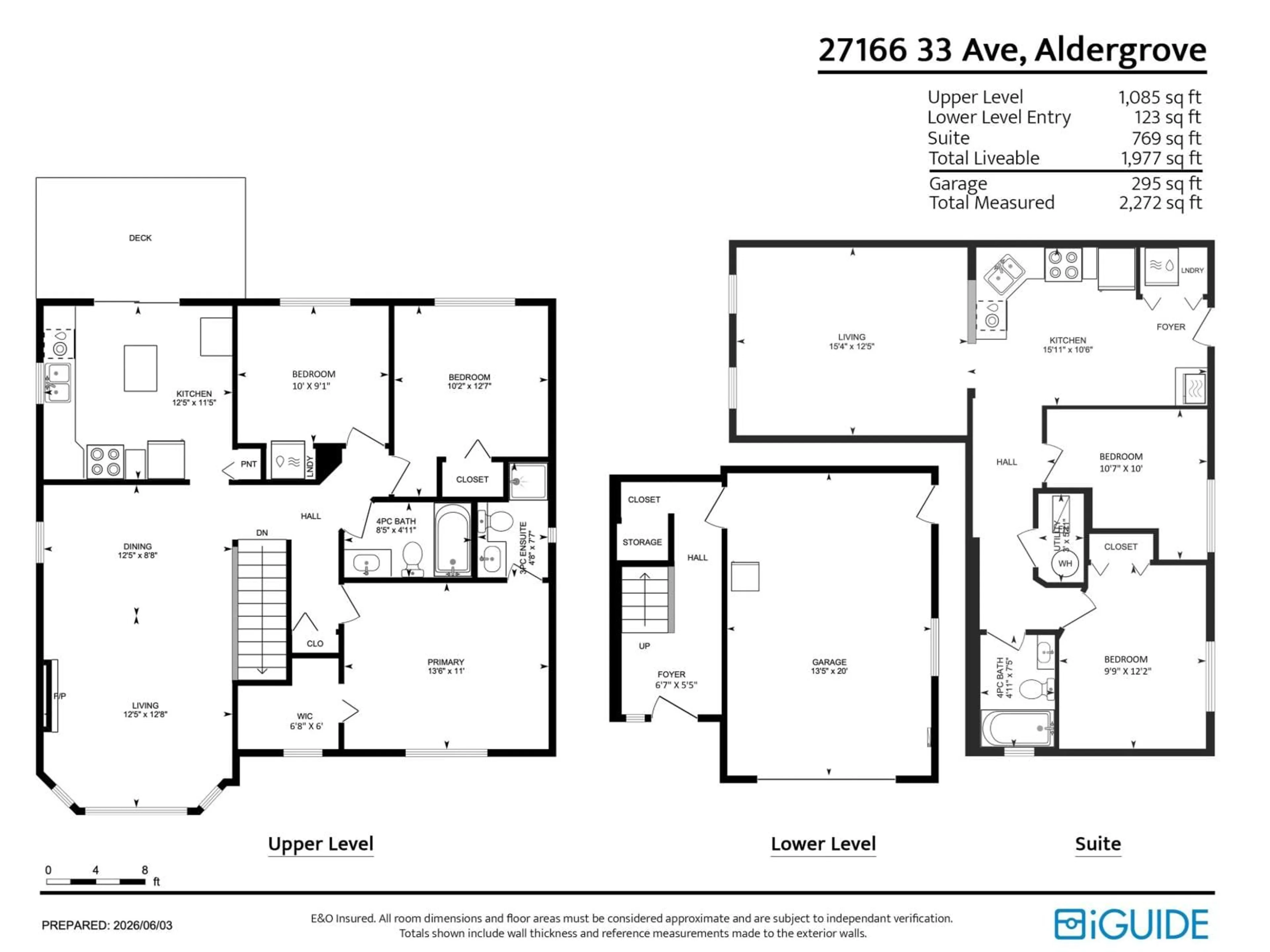 Floor plan for 27166 33 AVENUE, Langley British Columbia V4W3H6