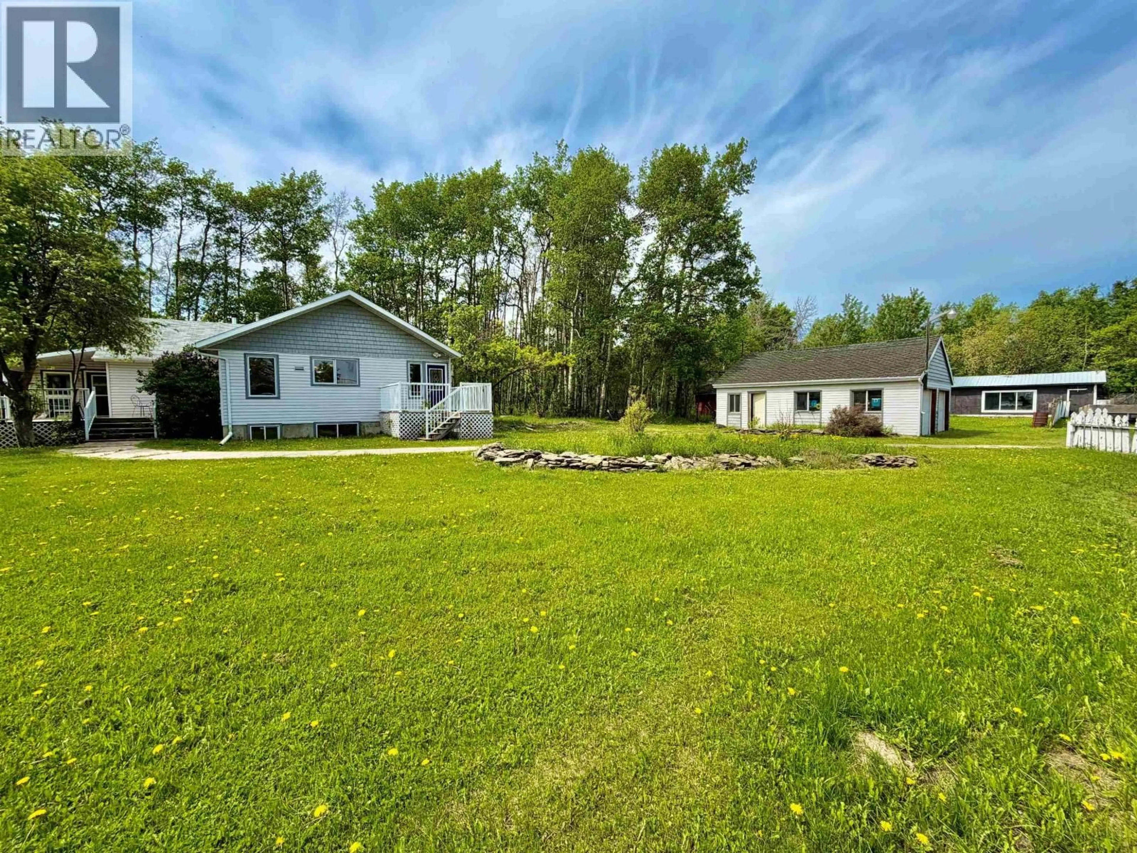 A pic from outside/outdoor area/front of a property/back of a property/a pic from drone, water/lake/river/ocean view for 10886 261 ROAD, Fort St. John British Columbia V7J0K9