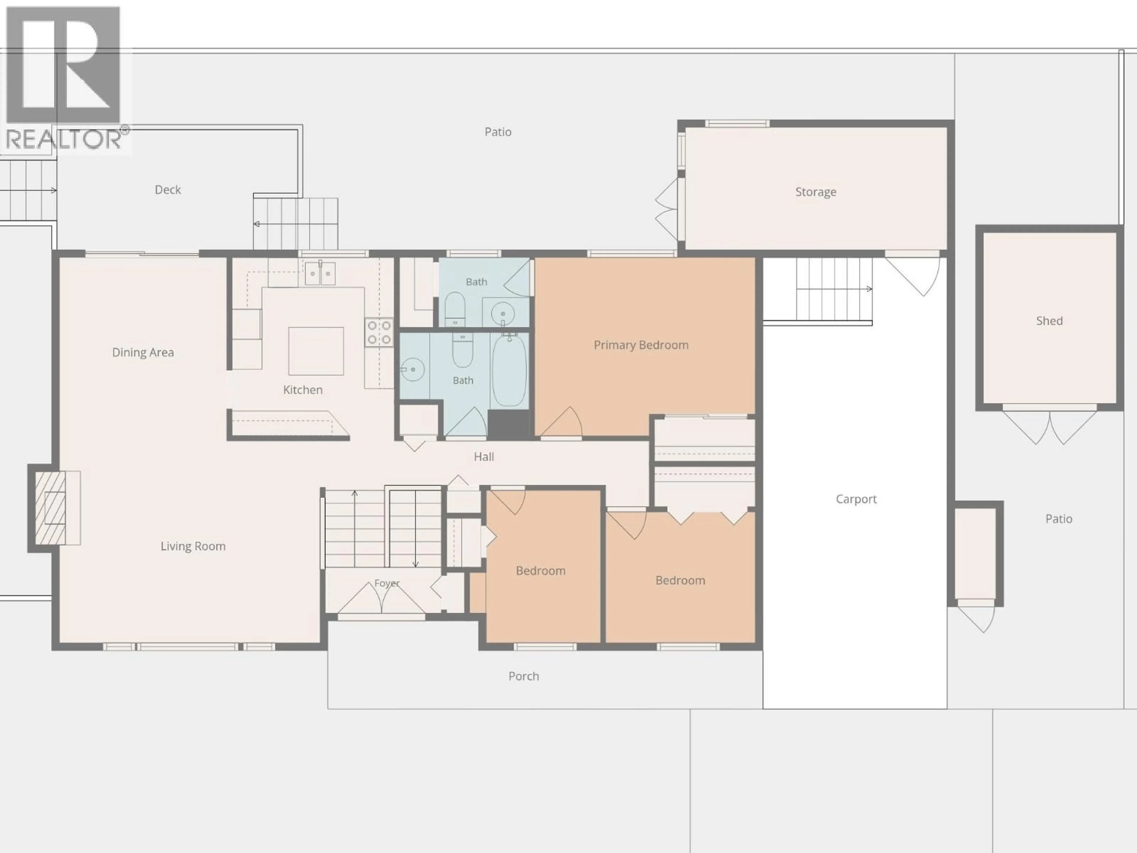 Floor plan for 4293 PUNCHAW CRESCENT, Prince George British Columbia V2M5G1