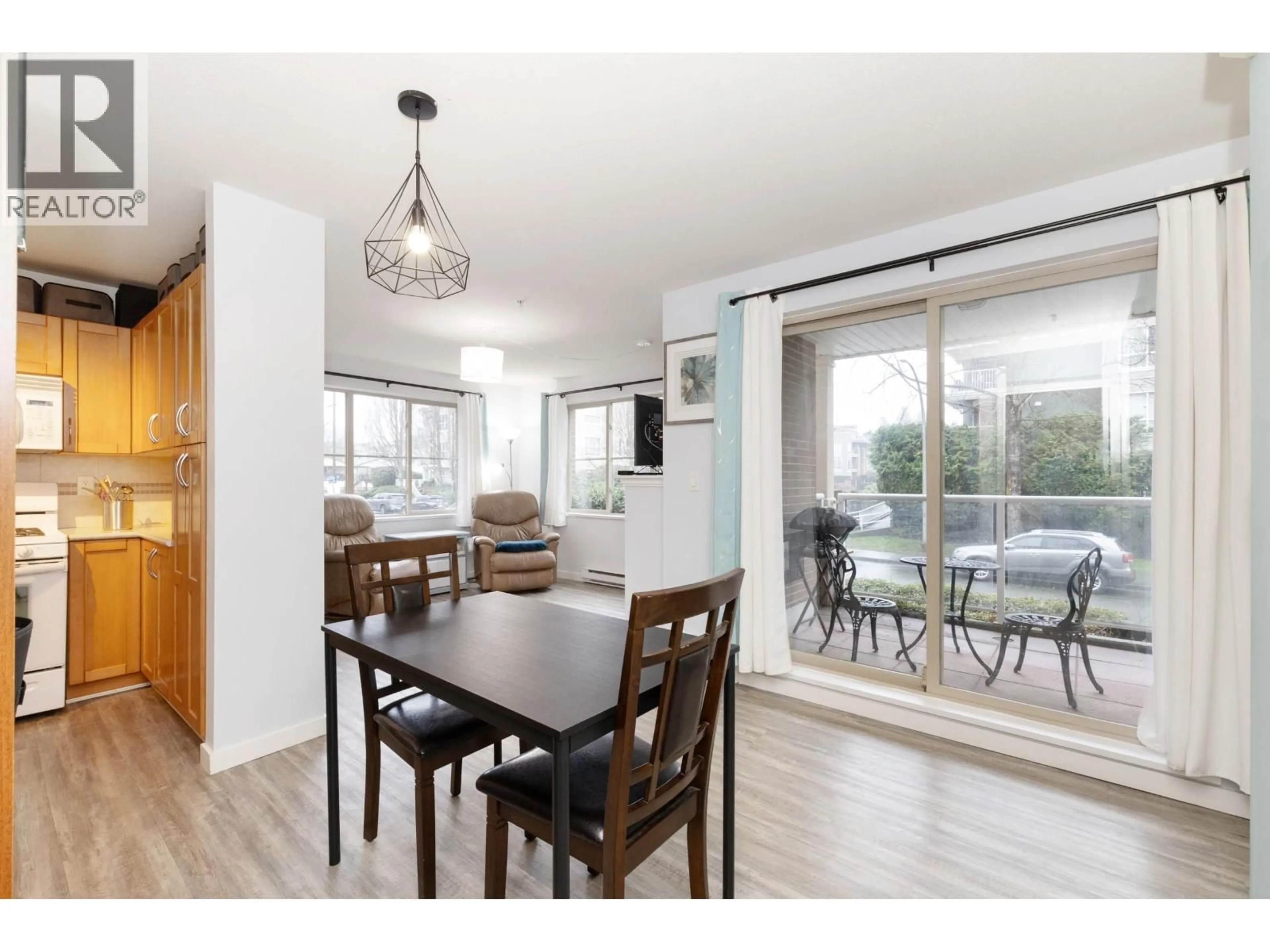 Dining room, wood/laminate floor for 105 - 2432 WELCHER AVENUE, Port Coquitlam British Columbia V3C1X7