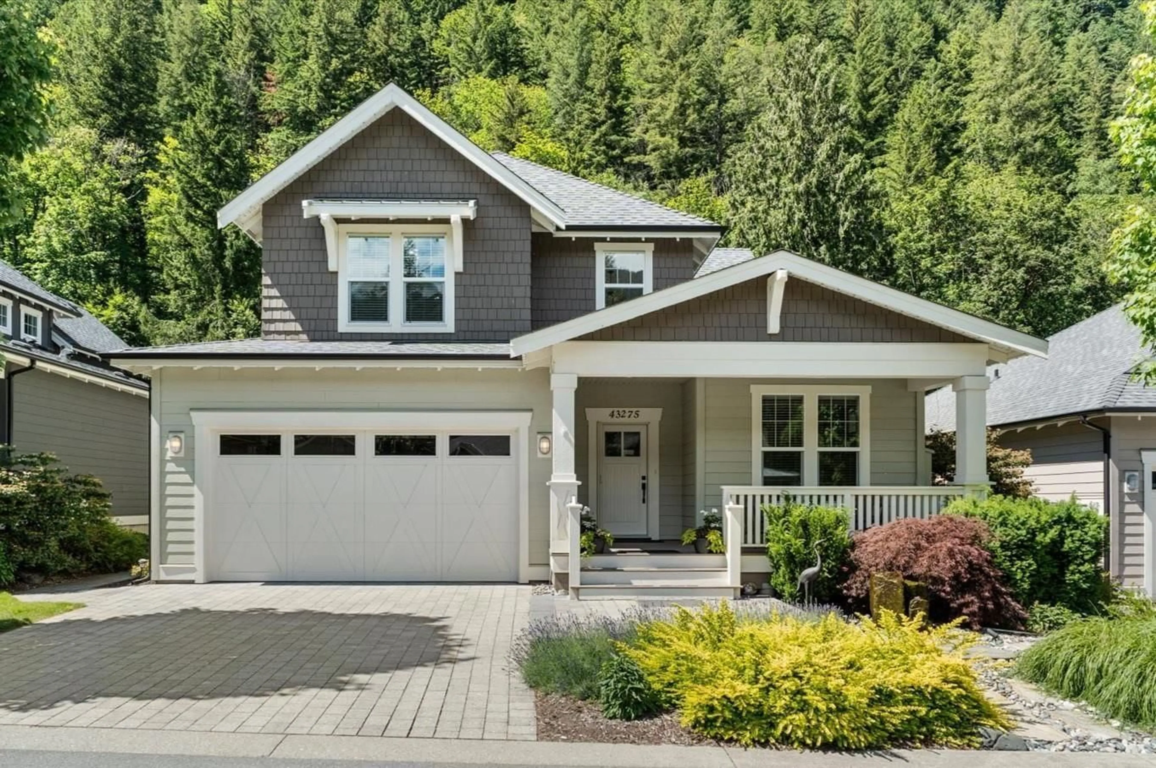Home with vinyl exterior material, street for 43275 OLD ORCHARD LANE, Cultus Lake British Columbia V2R0Z4