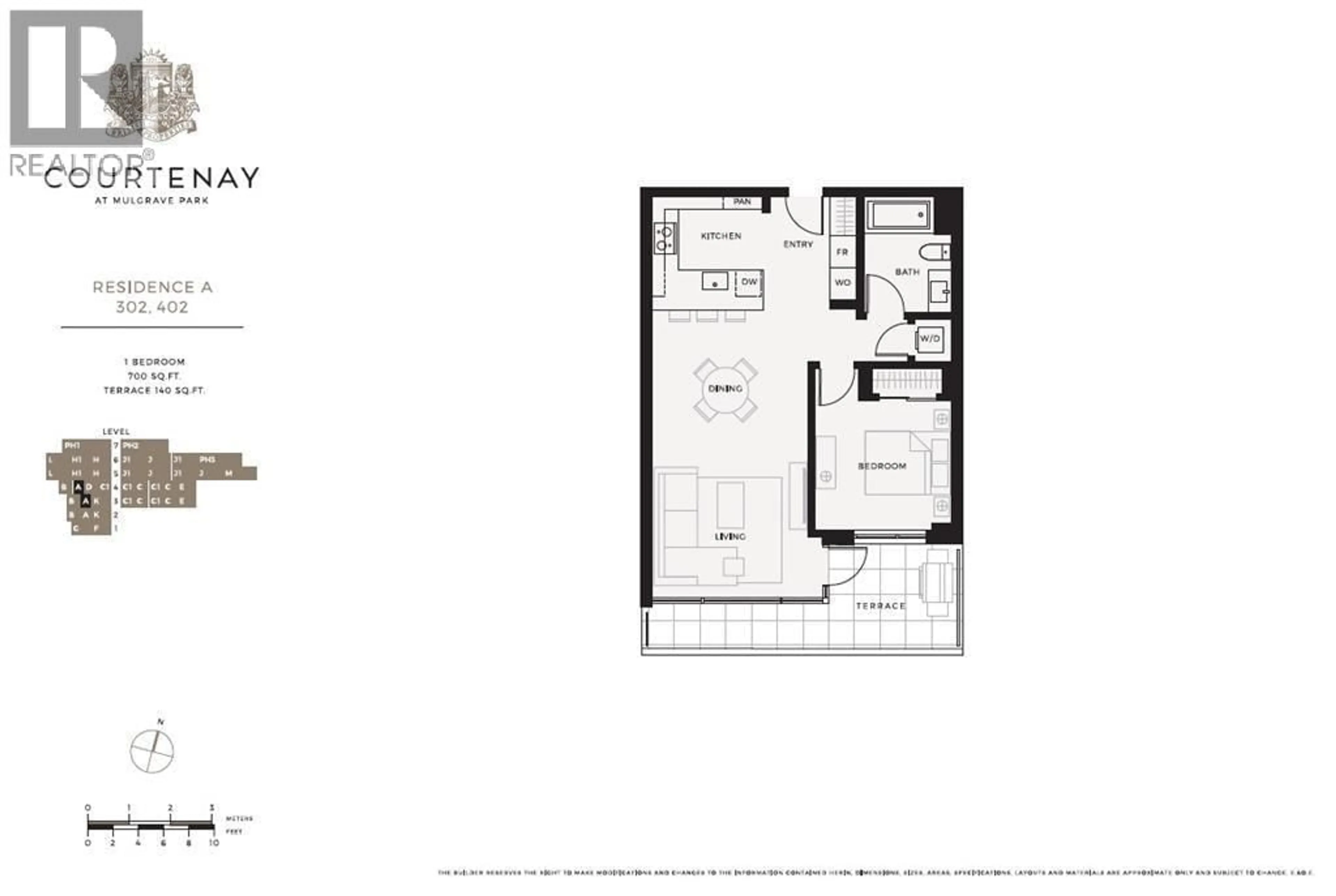 Floor plan for 402 - 3101 BURFIELD PLACE, West Vancouver British Columbia V7S0B8