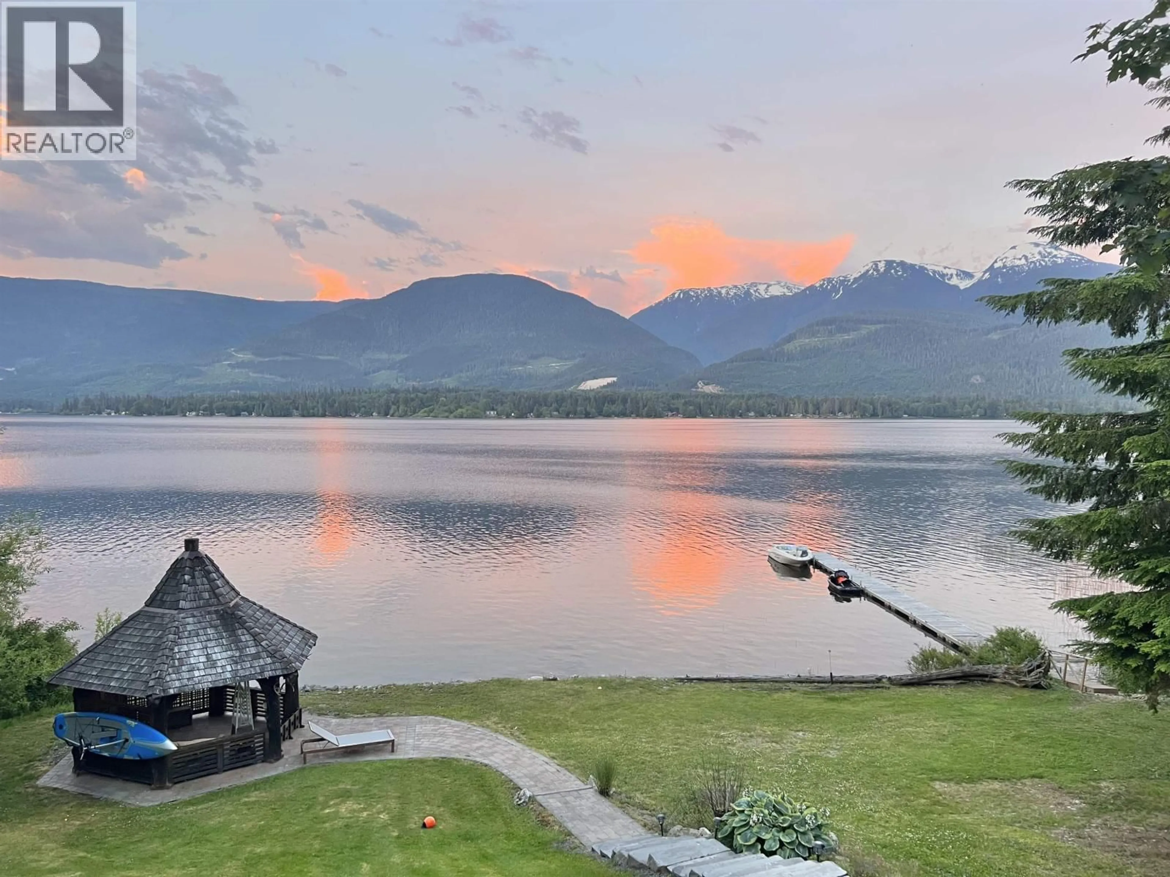 A pic from outside/outdoor area/front of a property/back of a property/a pic from drone, water/lake/river/ocean view for 2240 CATT POINT ROAD, Terrace British Columbia V0V0V0