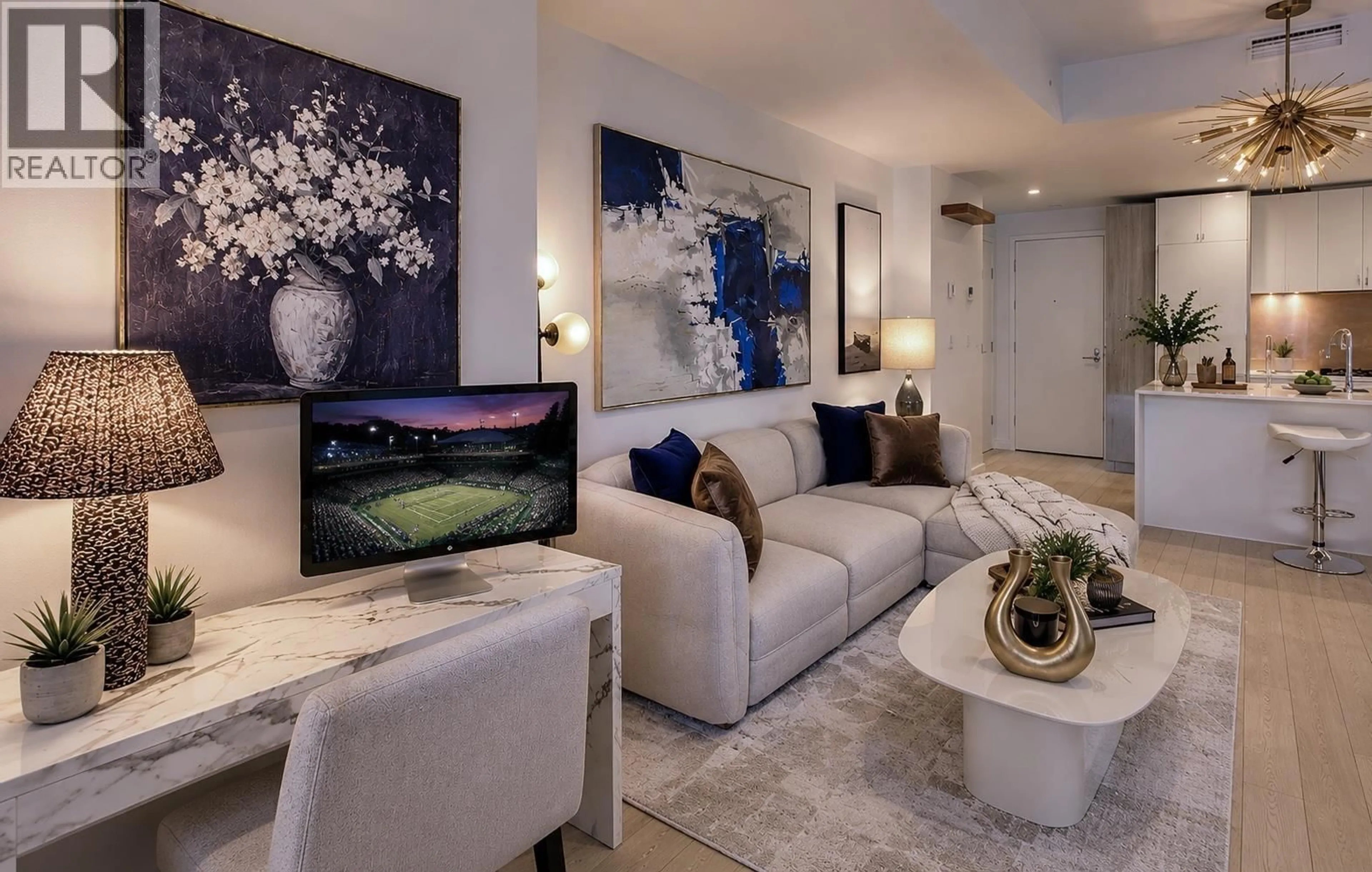 Living room with furniture, unknown for 3809 - 1480 HOWE STREET, Vancouver British Columbia V6Z0G5