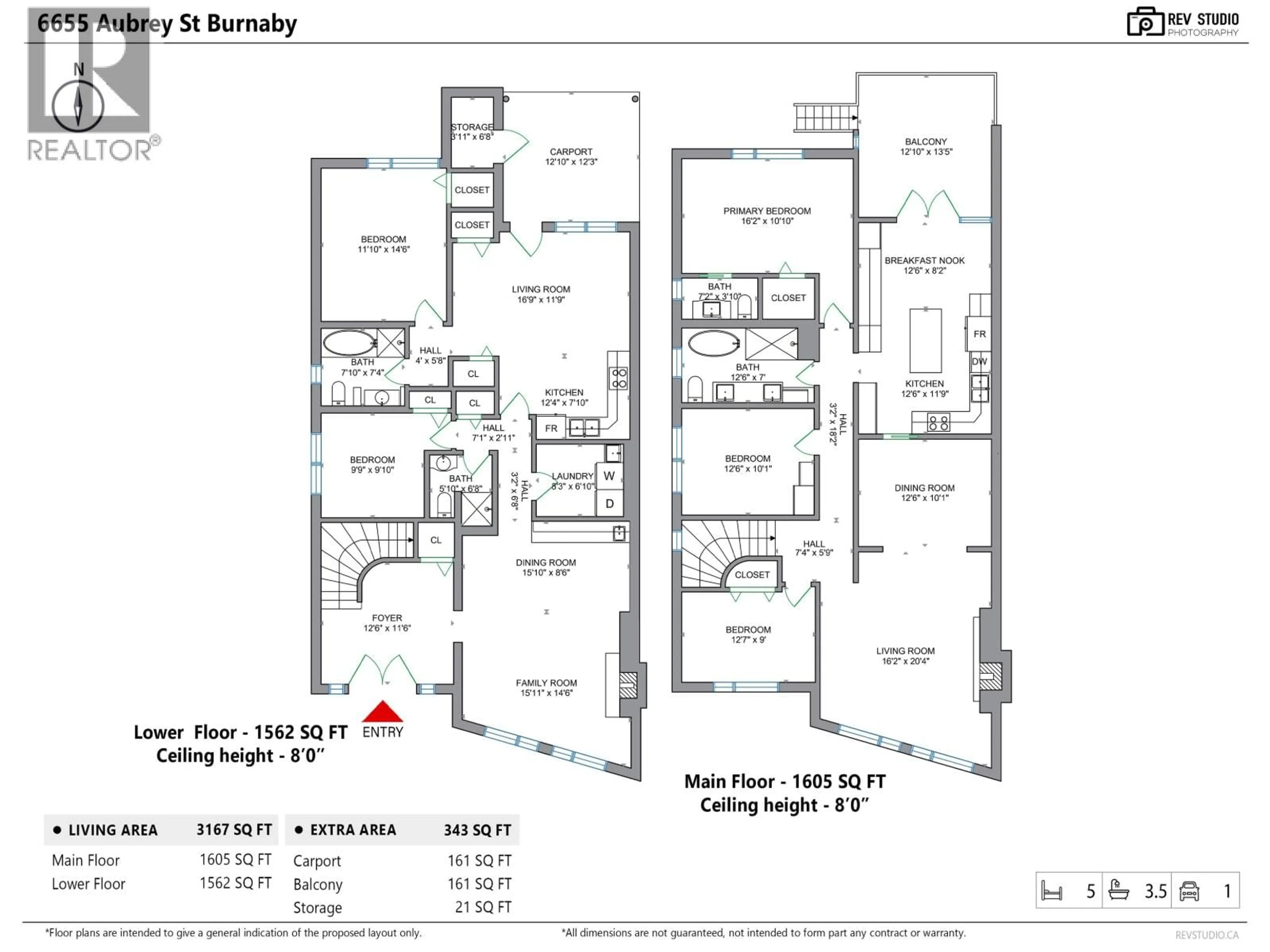 Floor plan for 6655 - - 6657 AUBREY STREET, Burnaby British Columbia V5B2E3