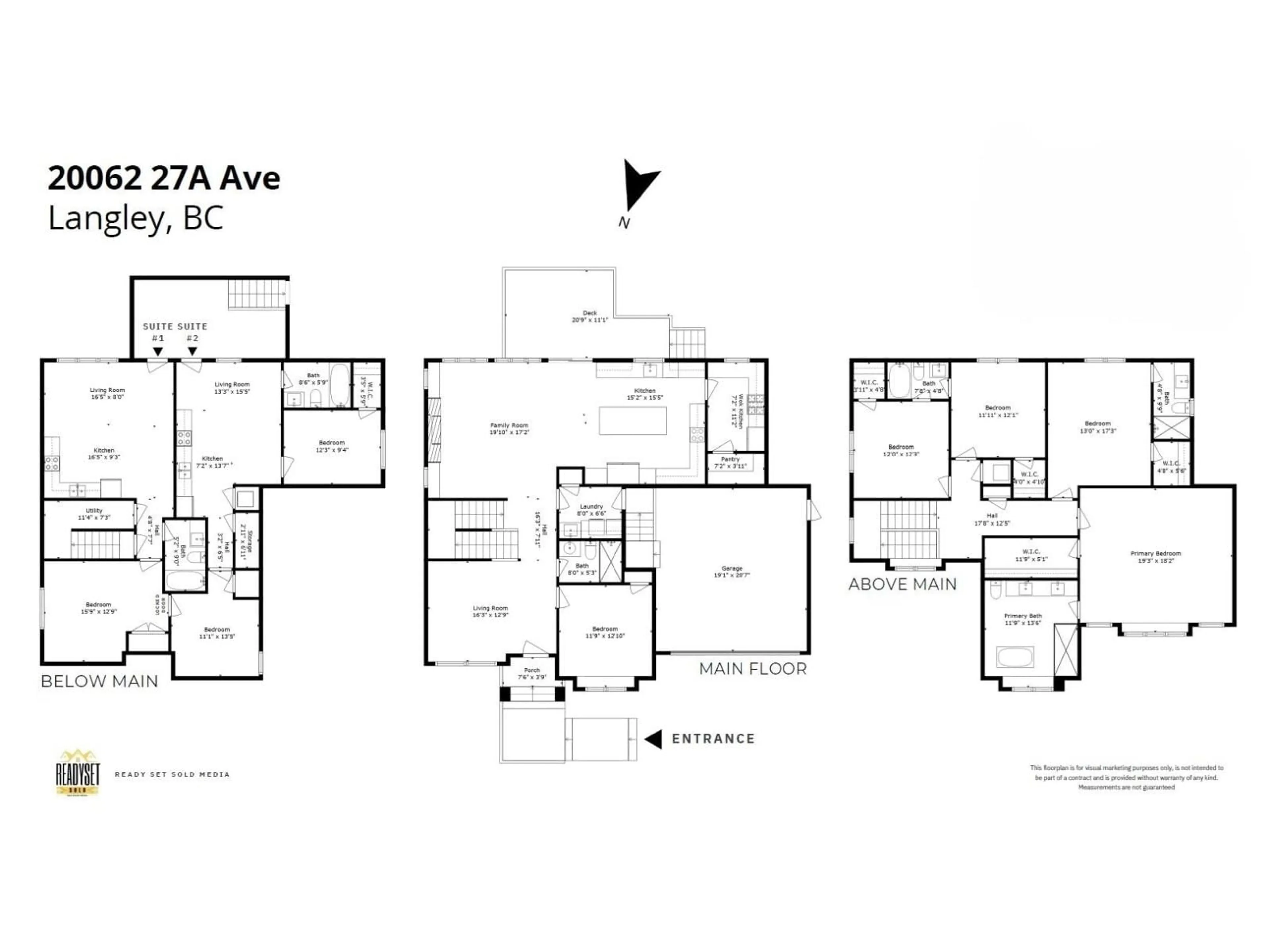 Floor plan for 20062 27A AVENUE, Langley British Columbia V2Z0B6