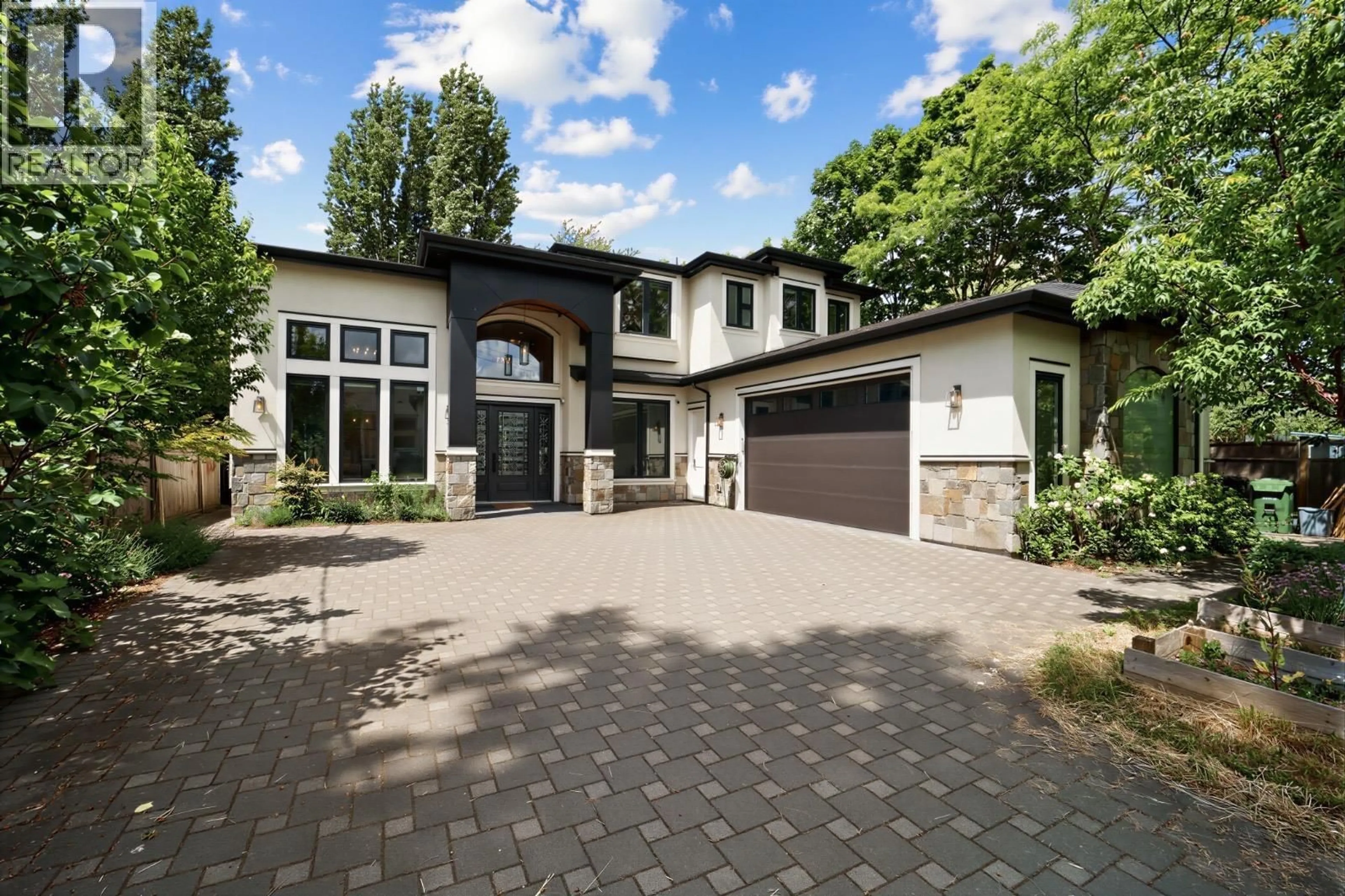 Home with brick exterior material, street for 8631 ODLIN CRESCENT, Richmond British Columbia V6X1G1