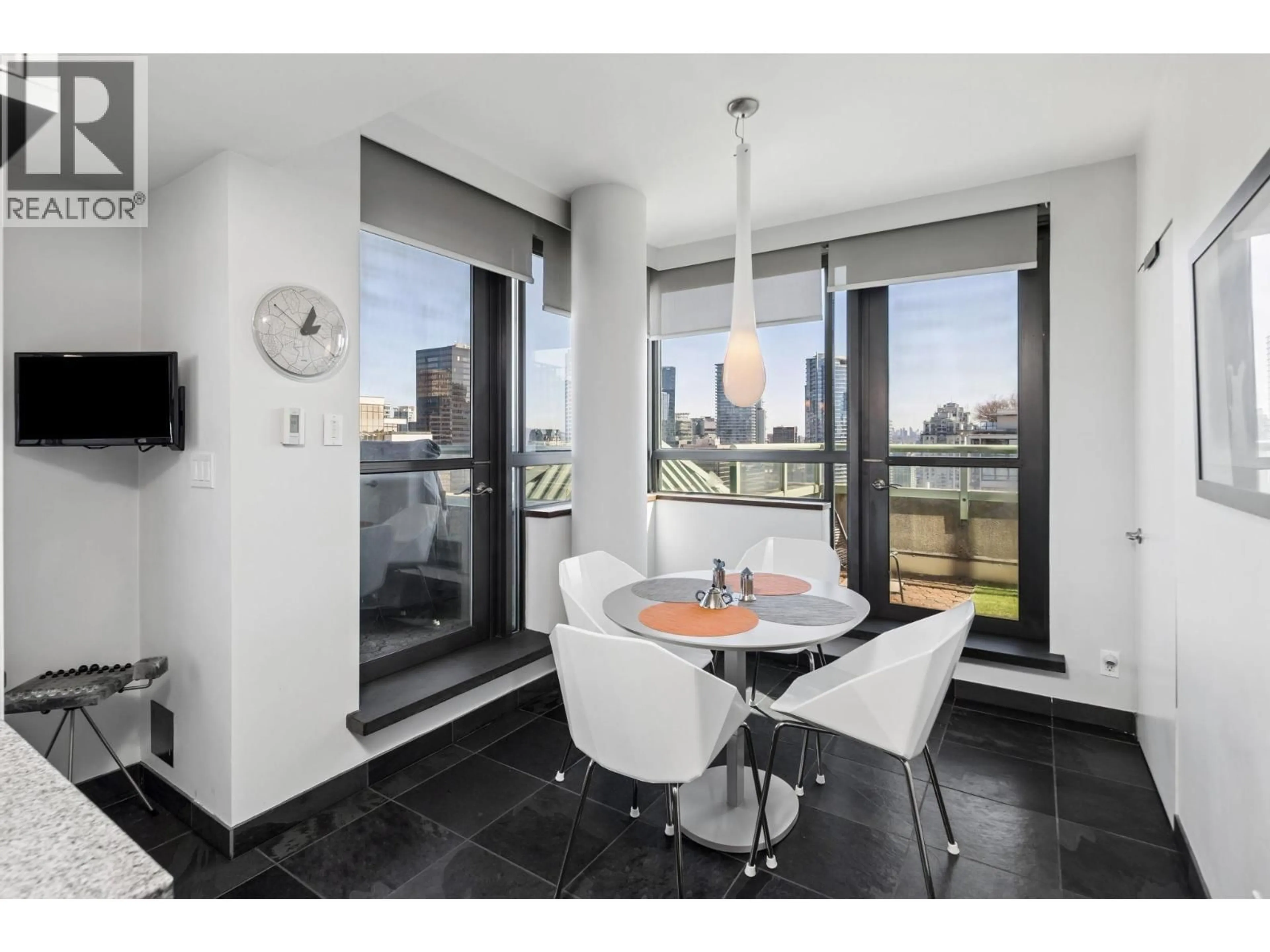 Dining room, ceramic/tile floor for 2301 - 909 BURRARD STREET, Vancouver British Columbia V6Z2N2
