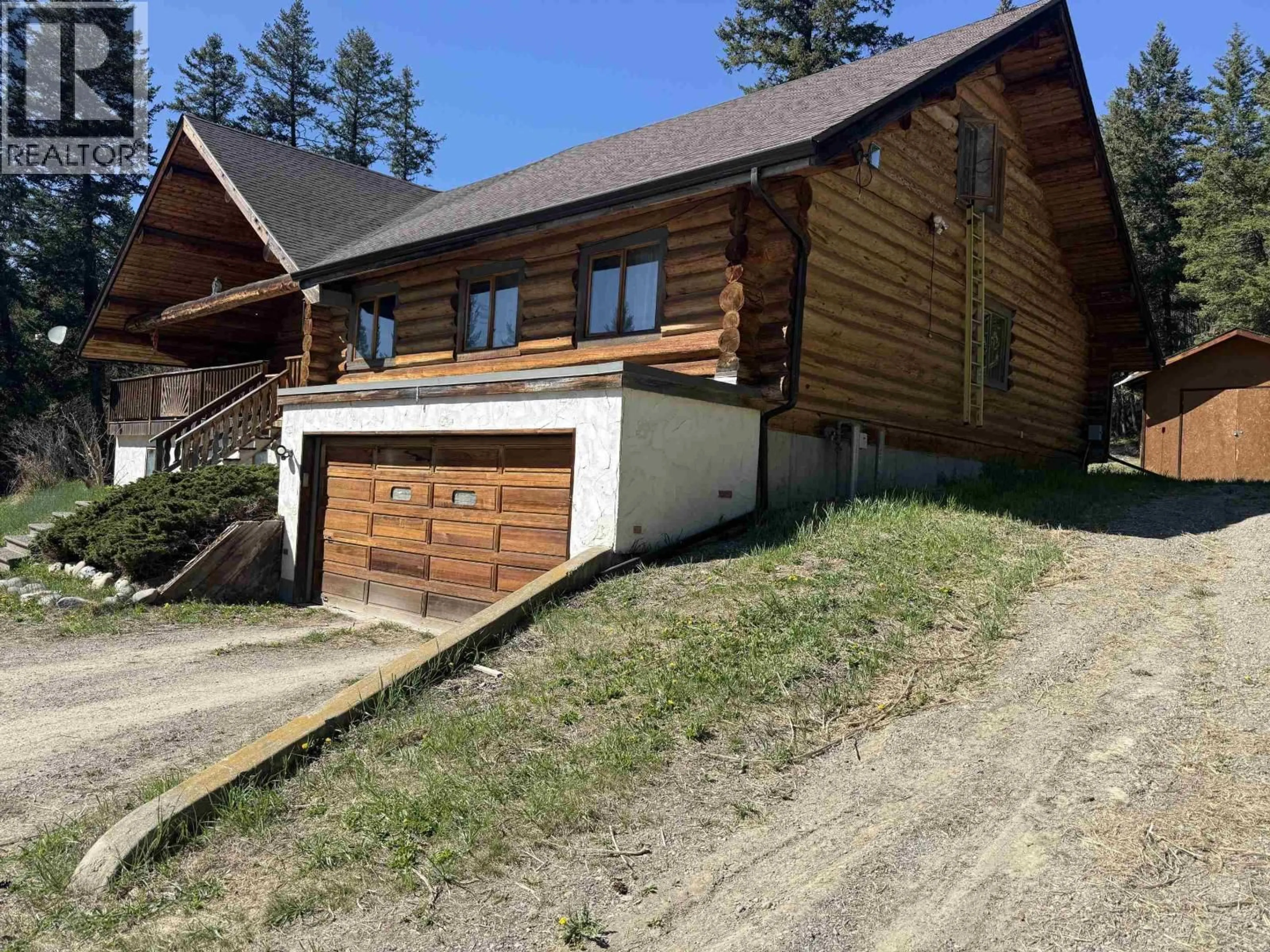 A pic from outside/outdoor area/front of a property/back of a property/a pic from drone, building for 1680 168 MILE ROAD, Williams Lake British Columbia V2G5C6