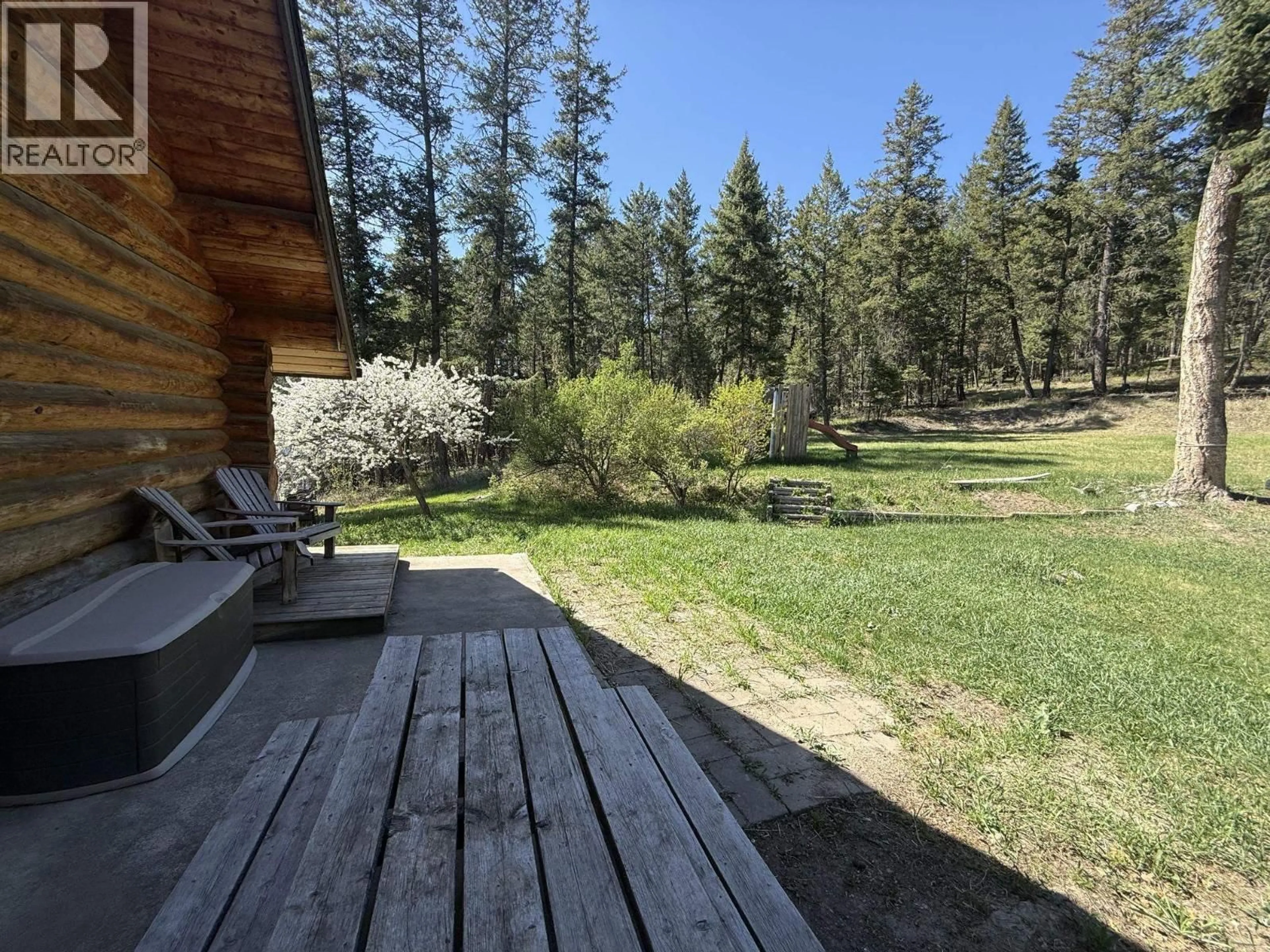 Patio, forest/trees view for 1680 168 MILE ROAD, Williams Lake British Columbia V2G5C6