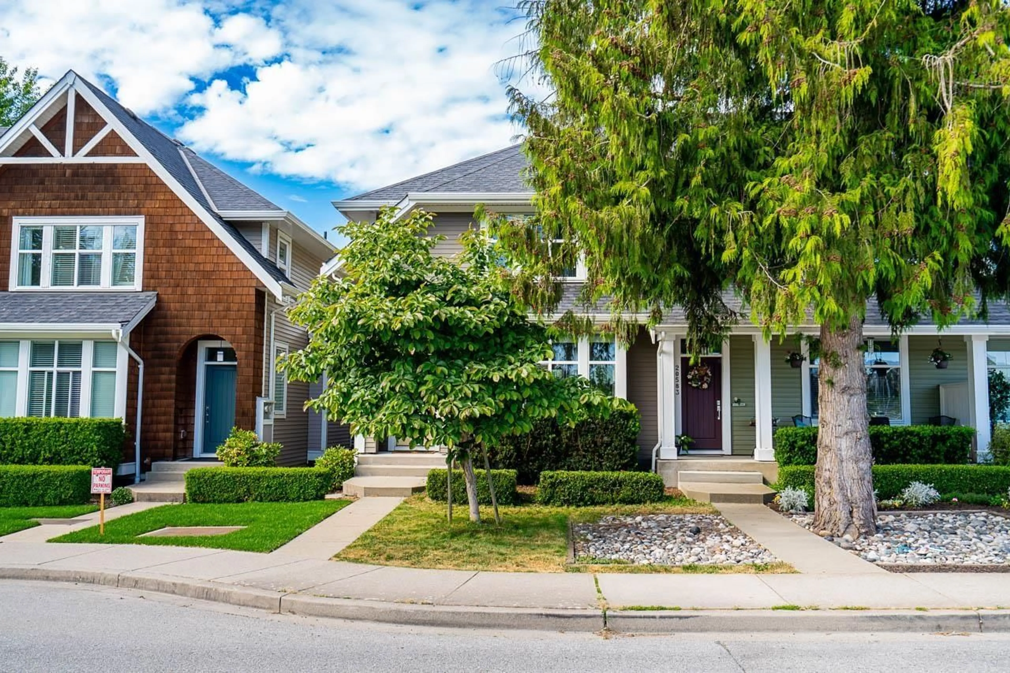 Home with brick exterior material, street for 20581 84 AVENUE, Langley British Columbia V2Y0P4