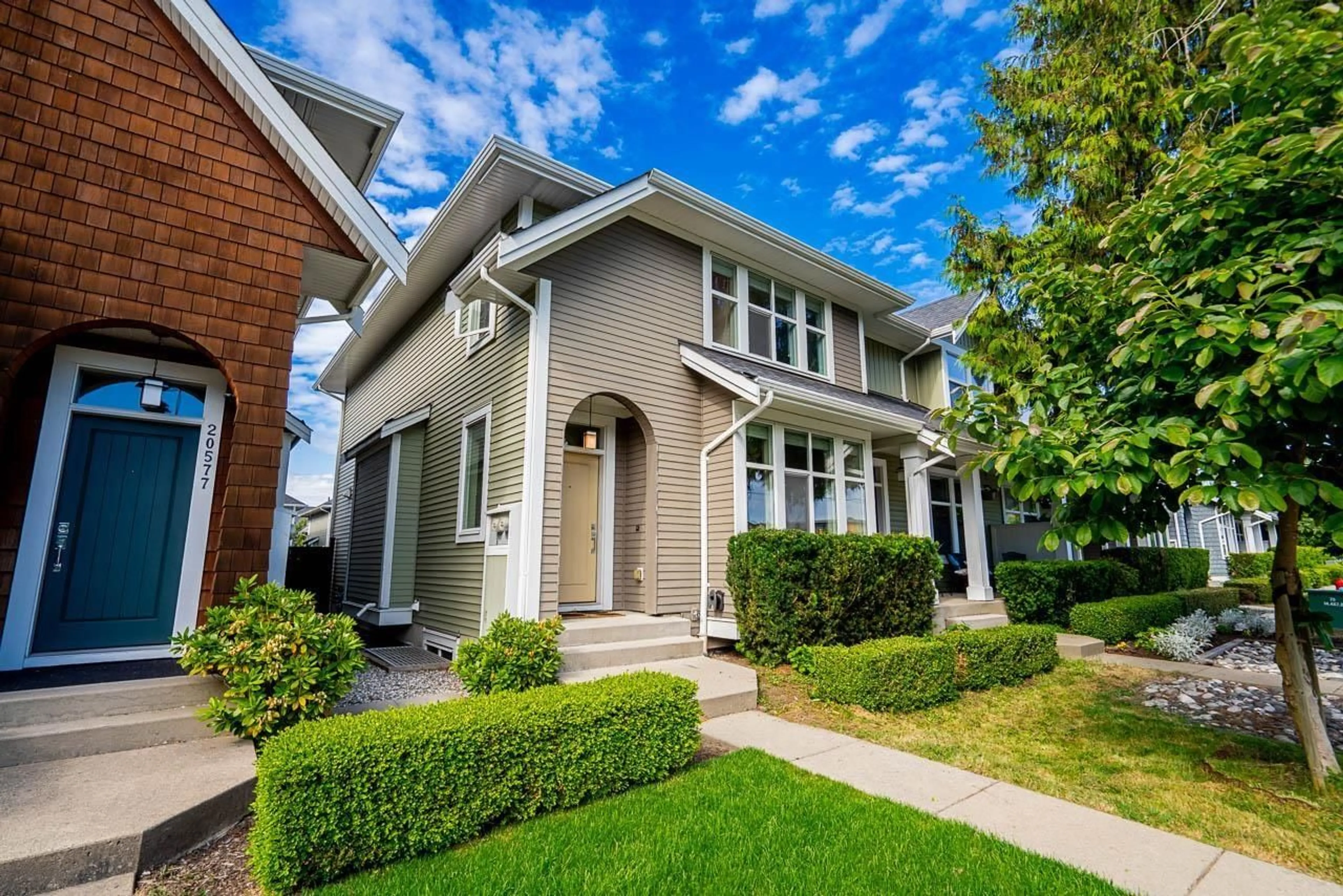 Home with brick exterior material, street for 20581 84 AVENUE, Langley British Columbia V2Y0P4