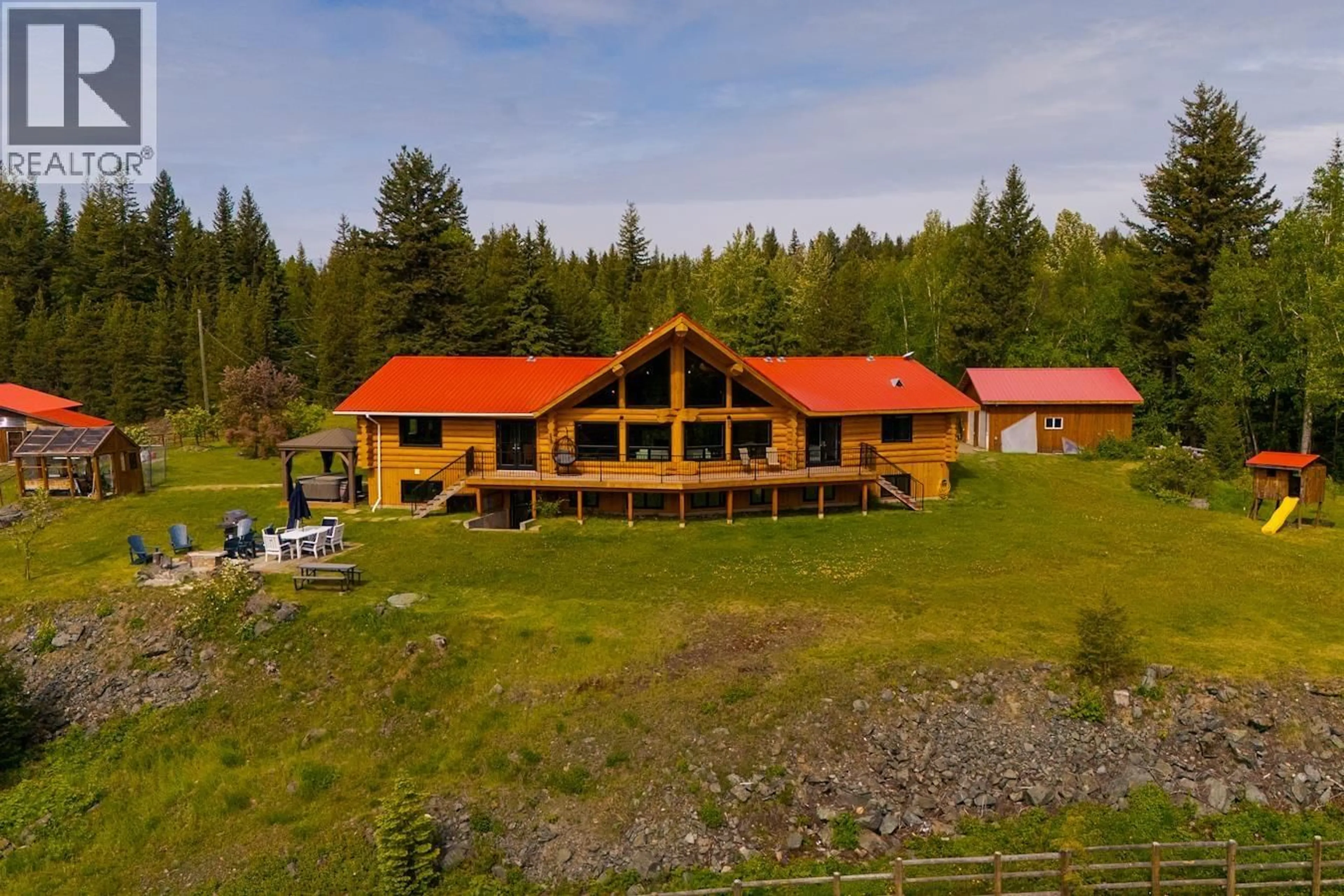 A pic from outside/outdoor area/front of a property/back of a property/a pic from drone, unknown for 646 PEARDON ROAD, Prince George British Columbia V2M7C6