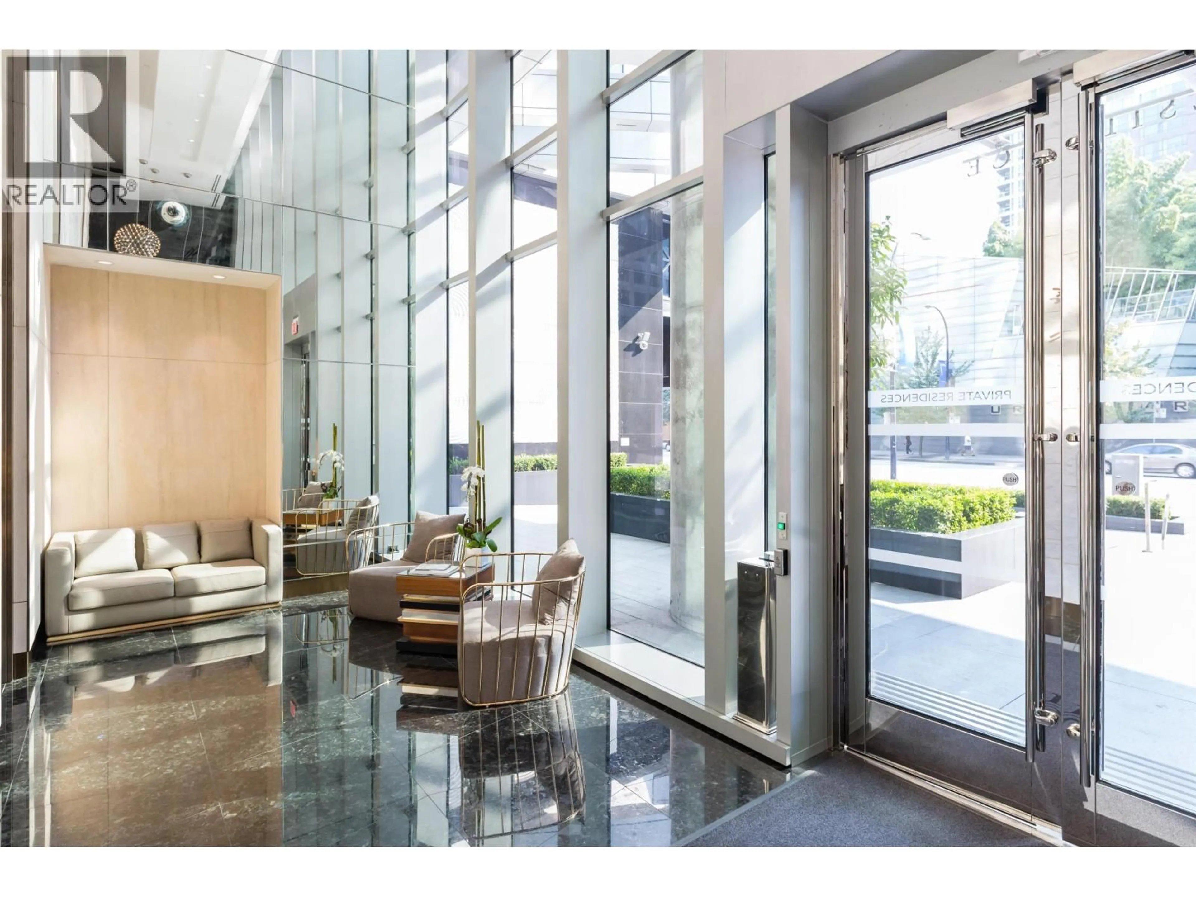 Indoor foyer for 3003 - 1151 GEORGIA STREET, Vancouver British Columbia V6E0B3