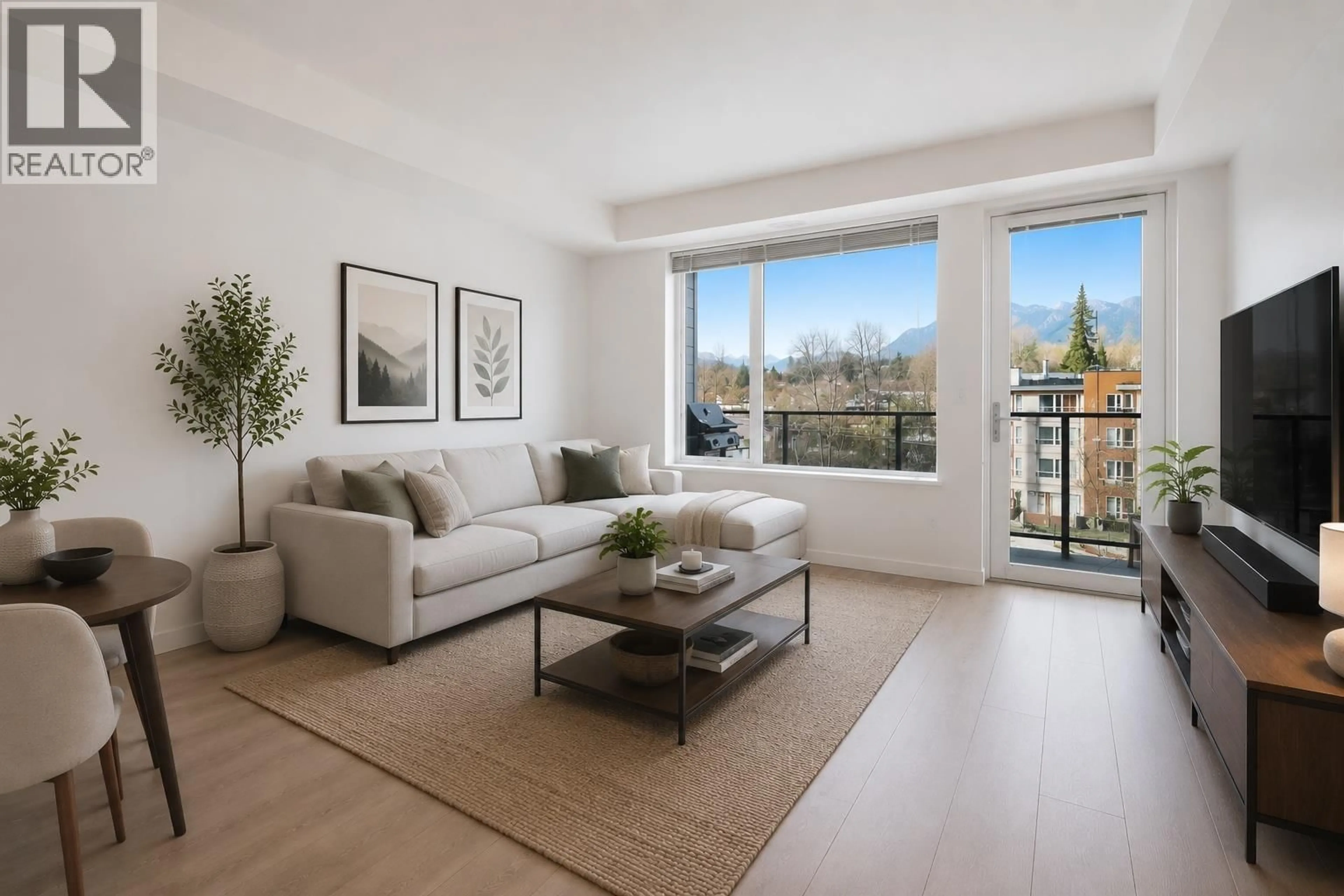 Living room with furniture, unknown for 414 - 725 MARINE DRIVE, North Vancouver British Columbia V7M0G2