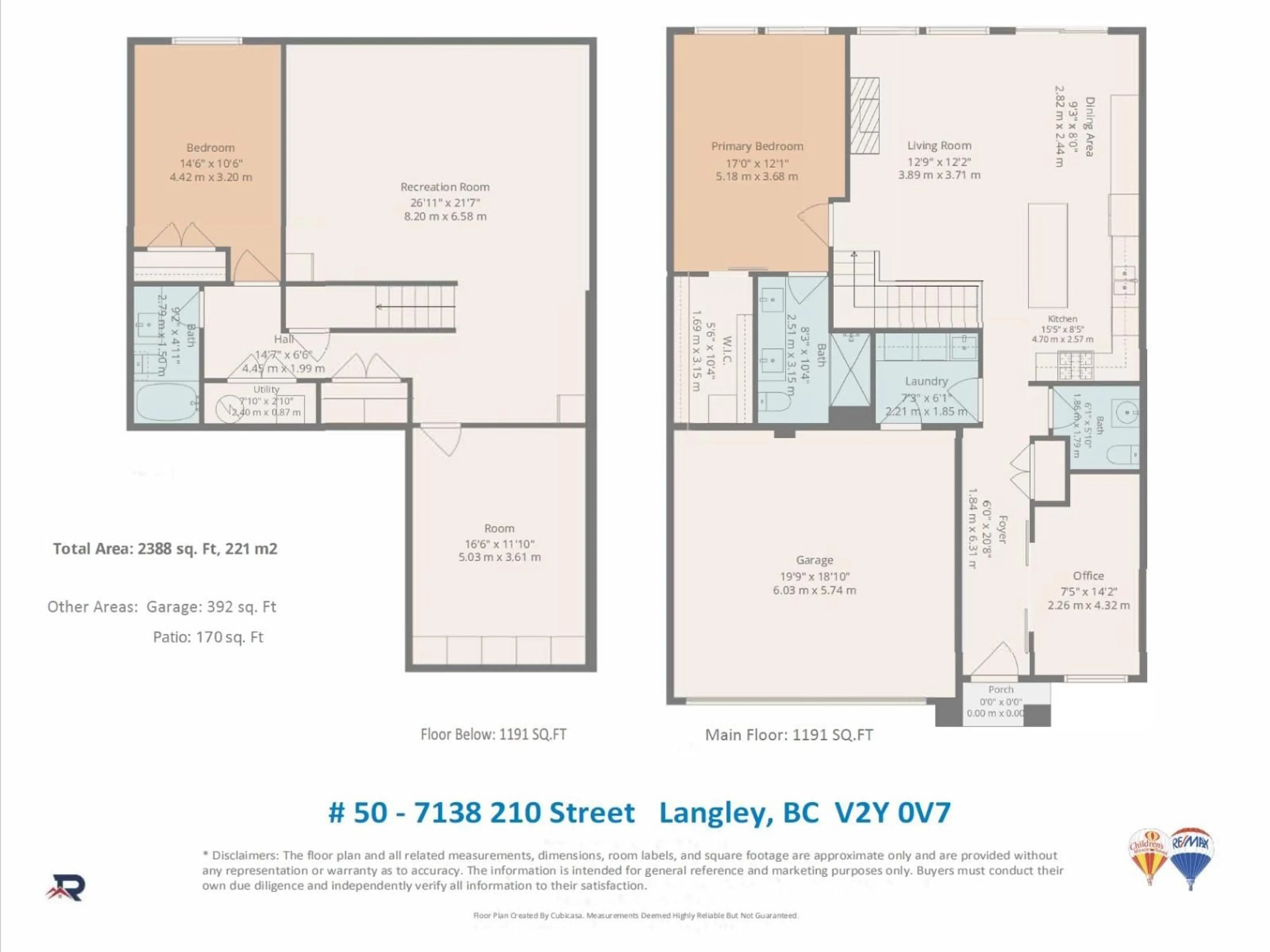 Floor plan for 50 - 7138 210 STREET, Langley British Columbia V2Y0V7
