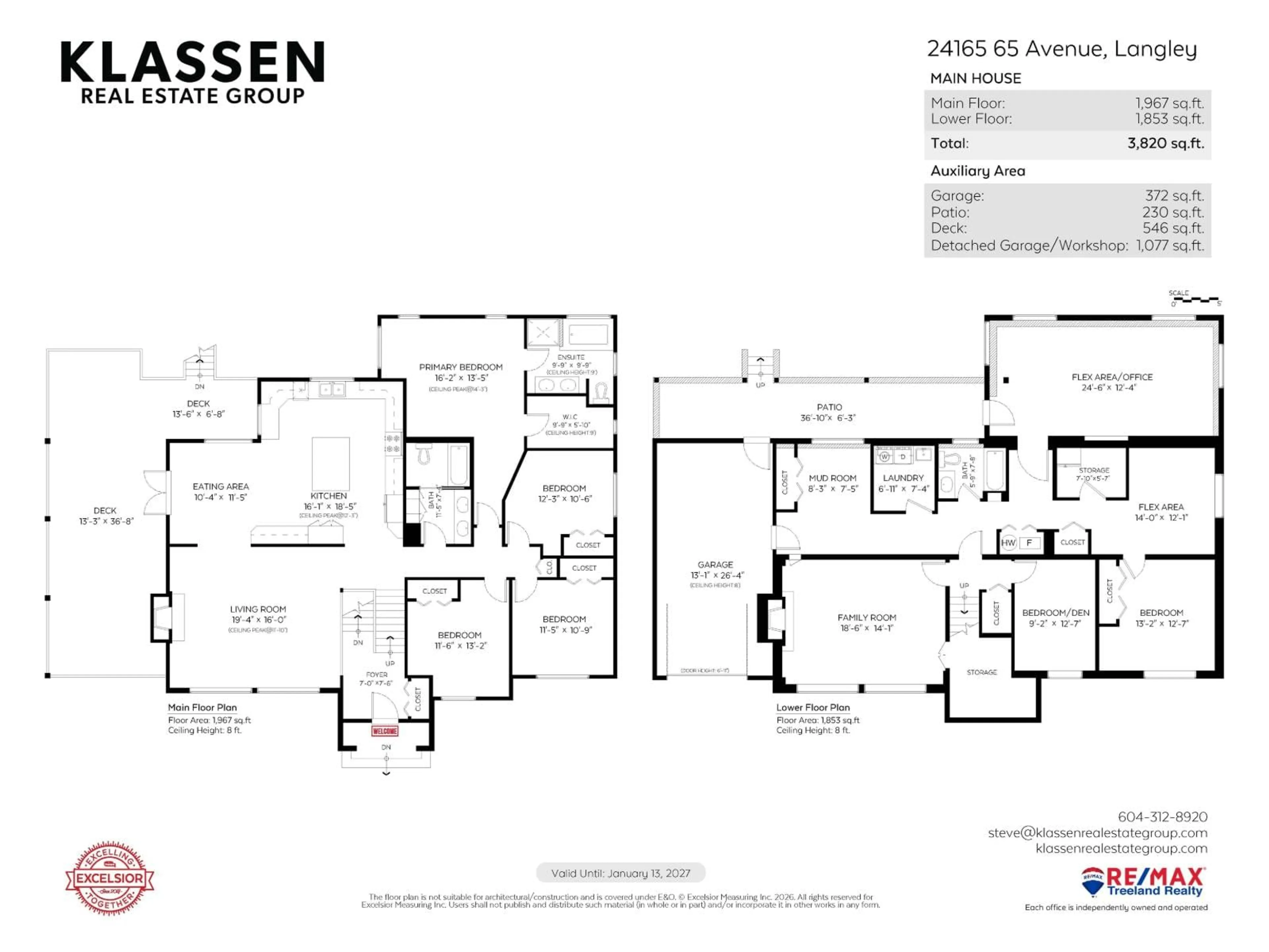 Floor plan for 24165 65 AVENUE, Langley British Columbia V2Y2H1